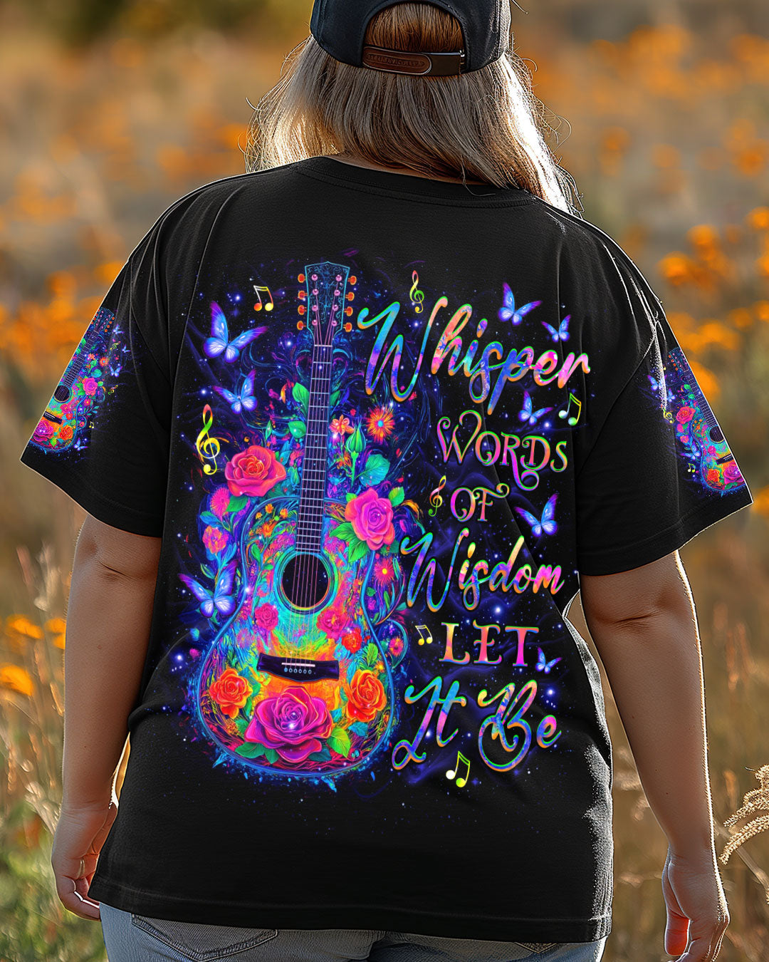WHISPER WORDS OF WISDOM LET IT BE GUITAR ALL OVER PRINT - TLNZ2703255