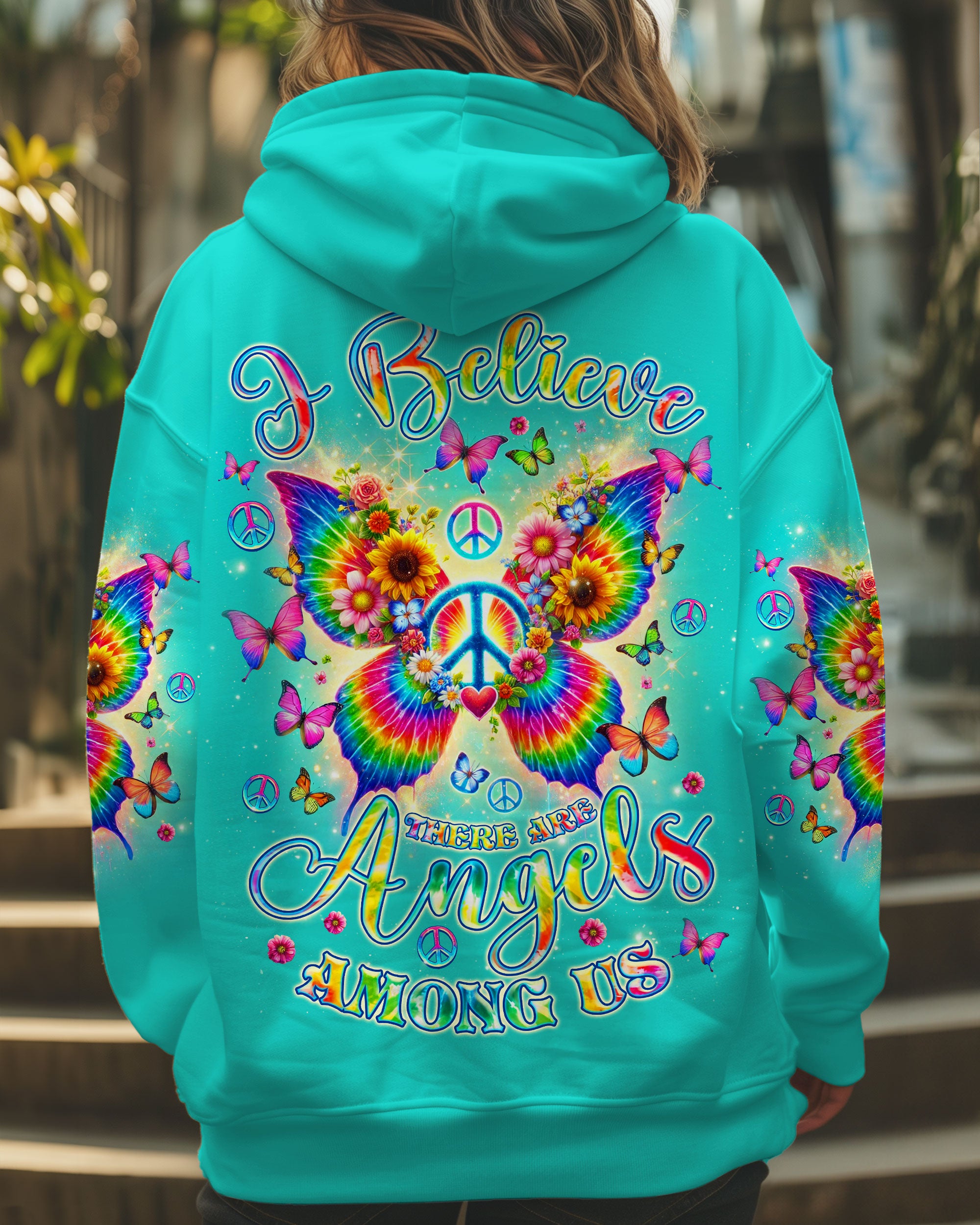 I BELIEVE THERE ARE ANGELS AMONG US WINGS ALL OVER PRINT  - TLNZ2402254