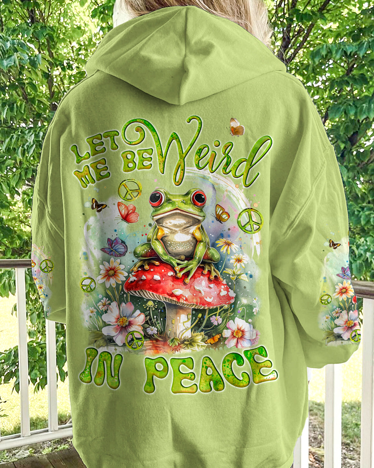 LET ME BE WEIRD IN PEACE FROG ALL OVER PRINT - TYQY0103244