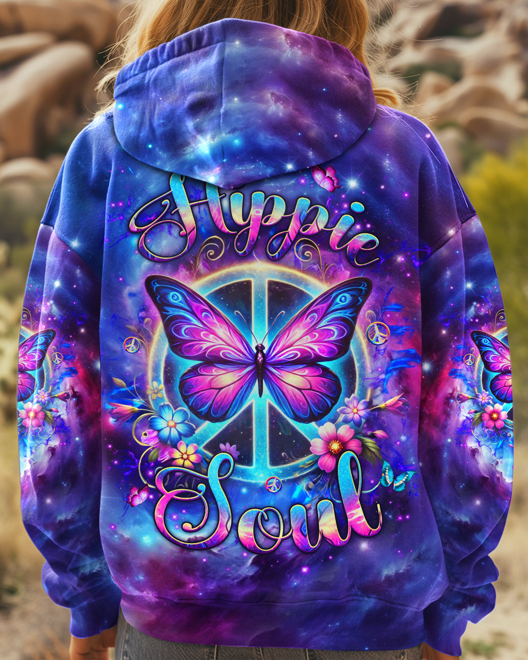 HIPPIE SOUL BUTTERFLY ALL OVER PRINT - YHHG2512242