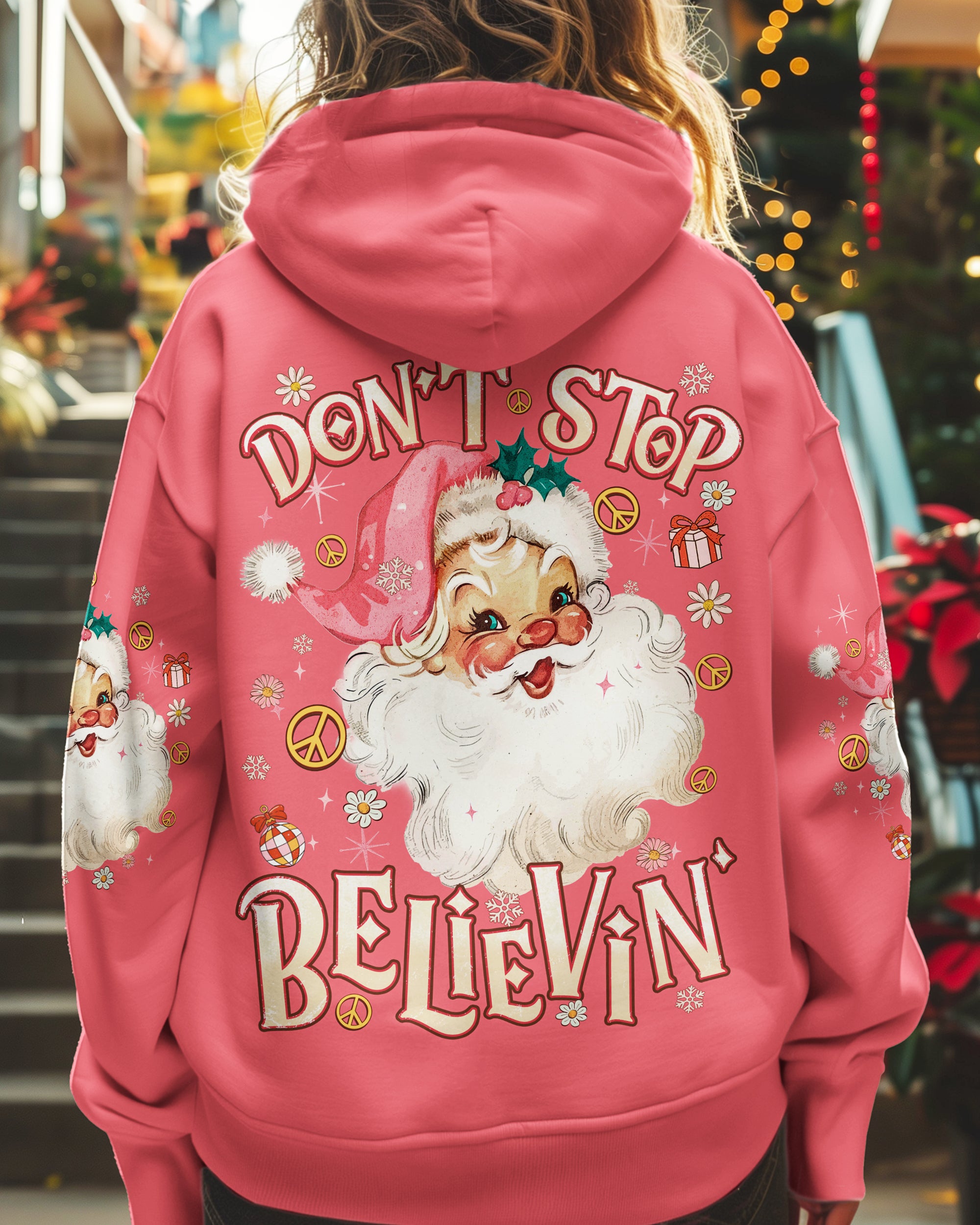 DON'T STOP BELIEVING CHRISTMAS ALL OVER PRINT - TYQY1211241