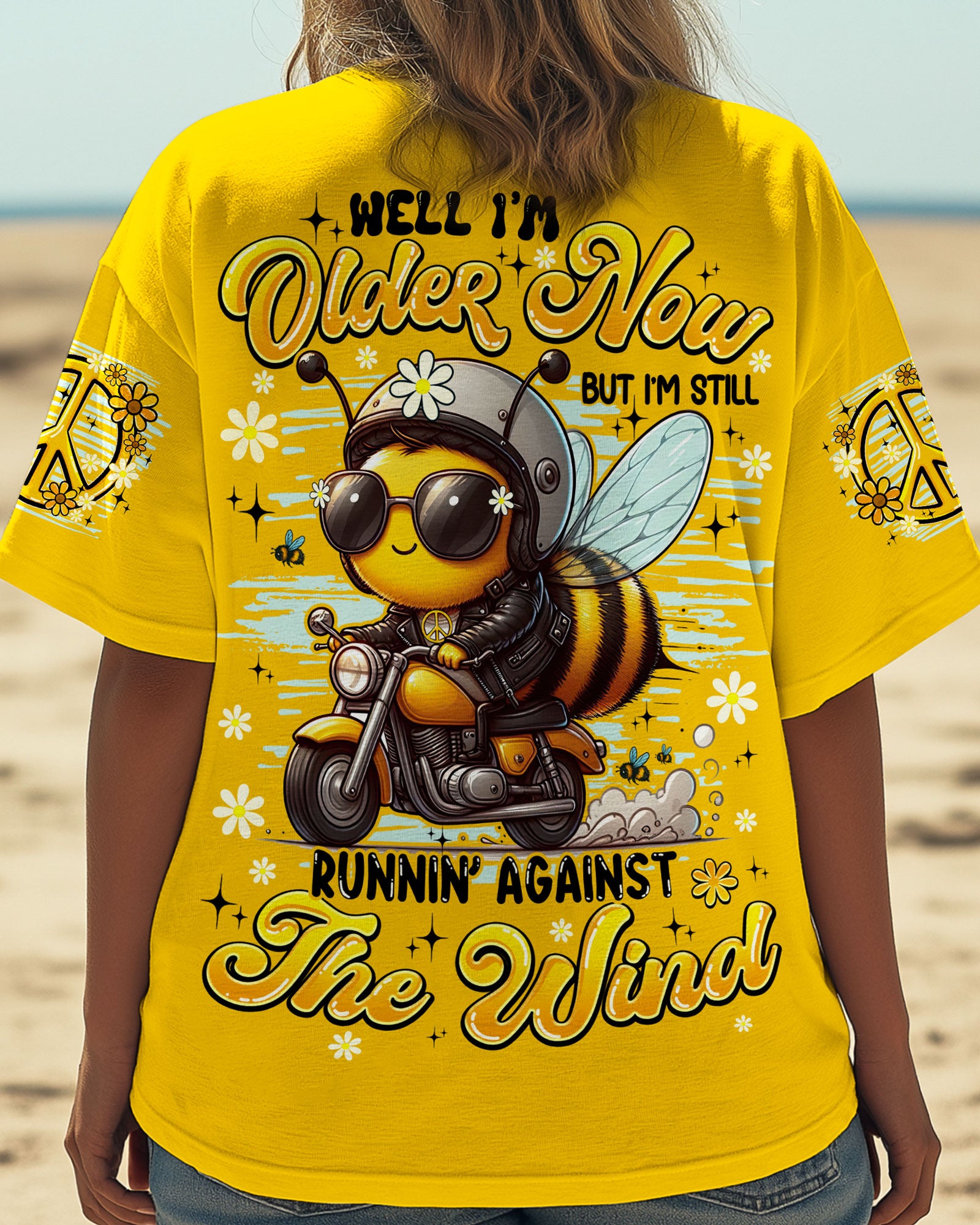 RUNNING AGAINST THE WIND BEE ALL OVER PRINT - TYQY0406252