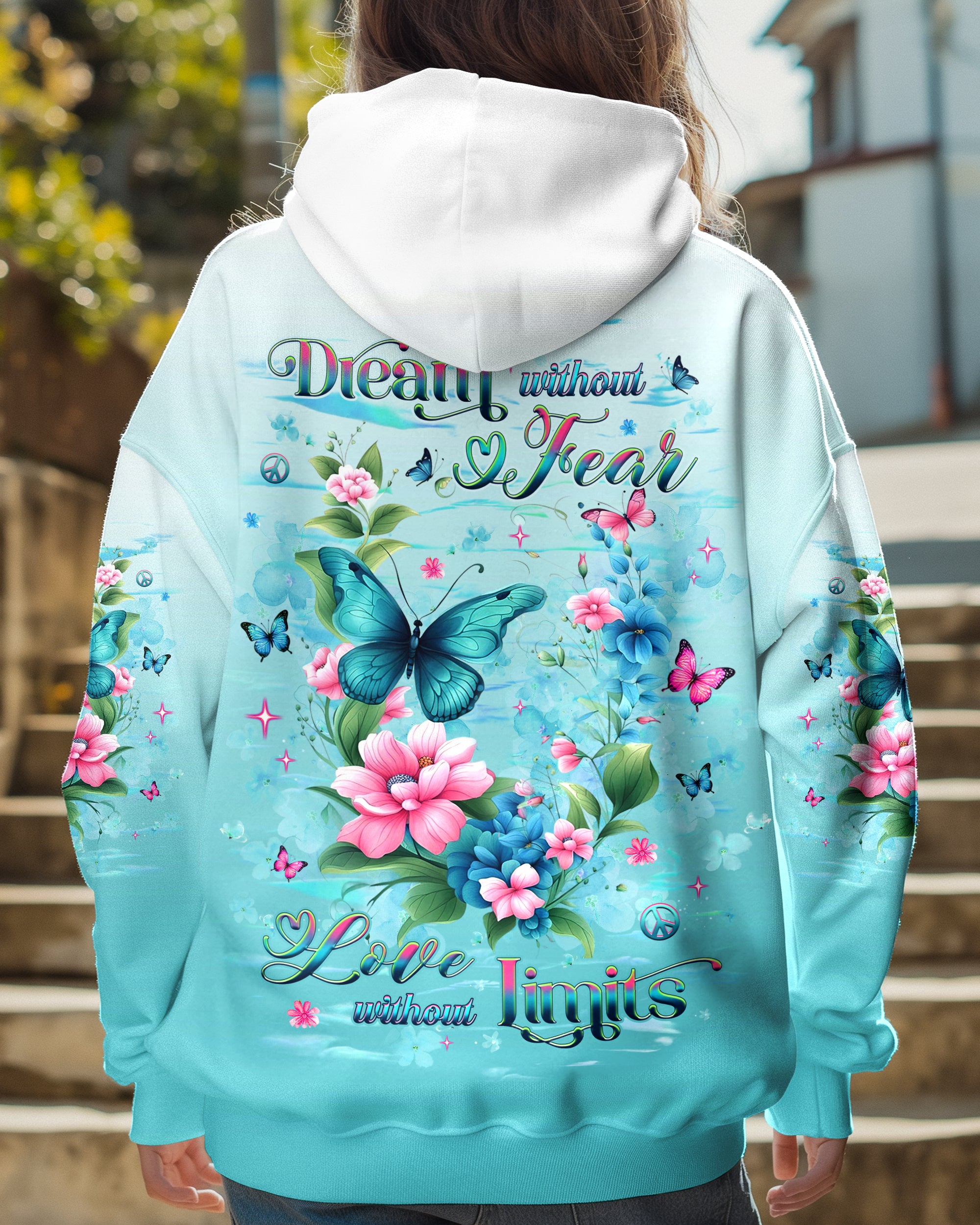 DREAM WITHOUT FEAR BUTTERFLY ALL OVER PRINT - YHHG2101251
