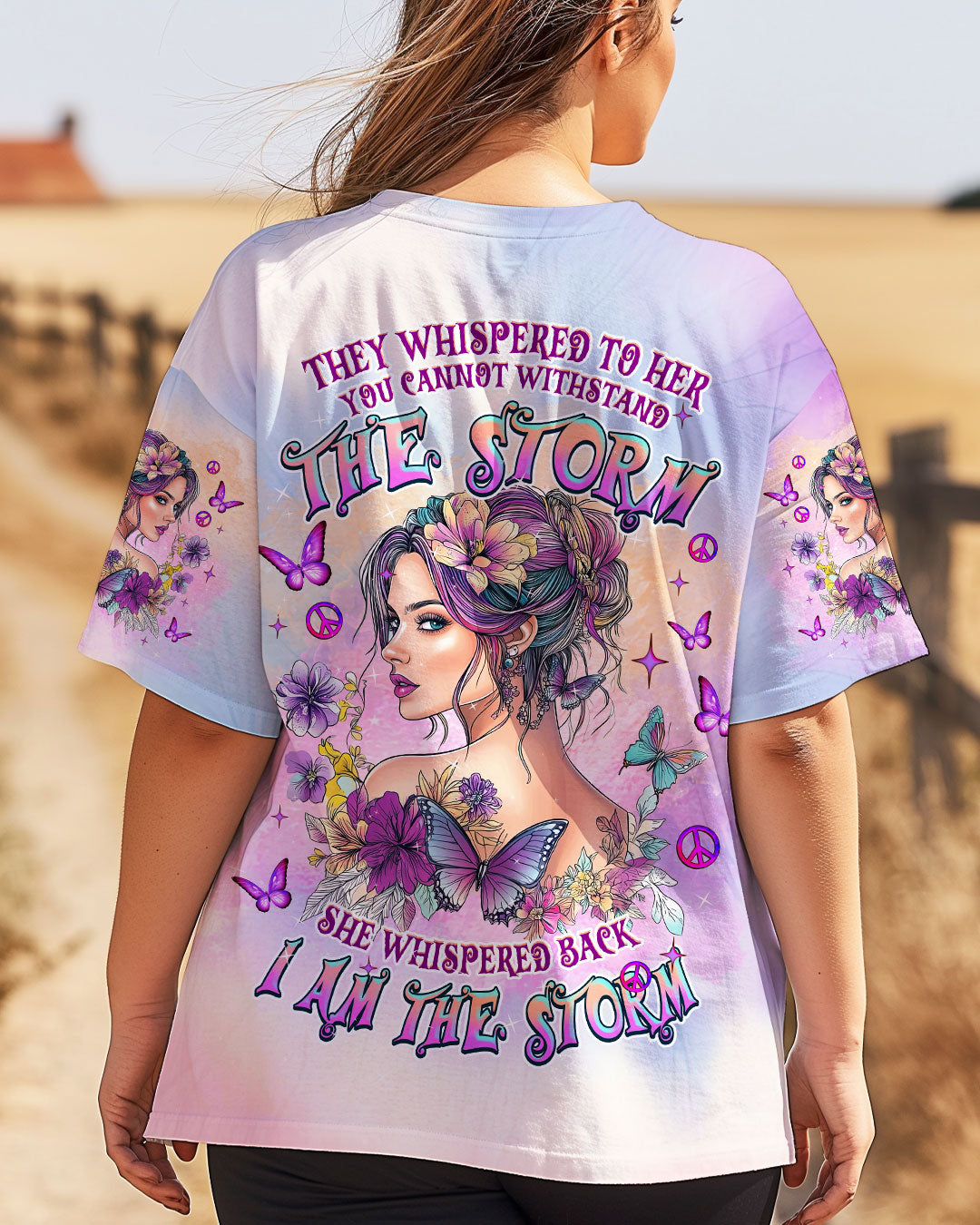 I AM THE STORM HIPPIE GIRL ALL OVER PRINT - TLNZ1103254