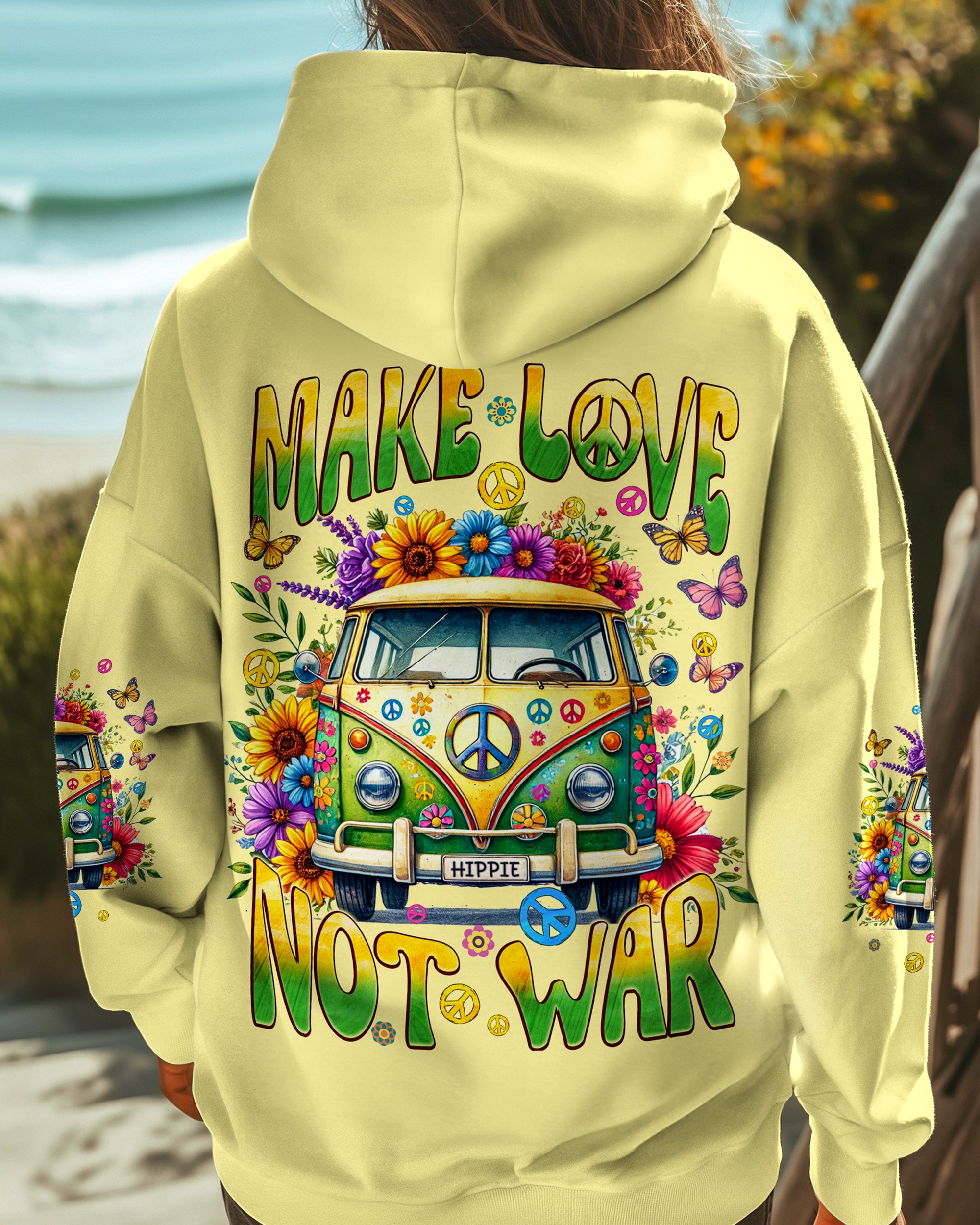 MAKE LOVE NOT WAR ALL OVER PRINT - TYQY2809242