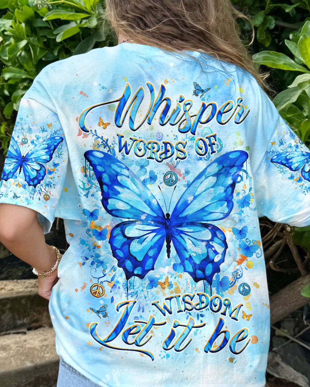 WHISPER WORDS OF WISDOM BUTTERFLY ALL OVER PRINT - YHHG1907244