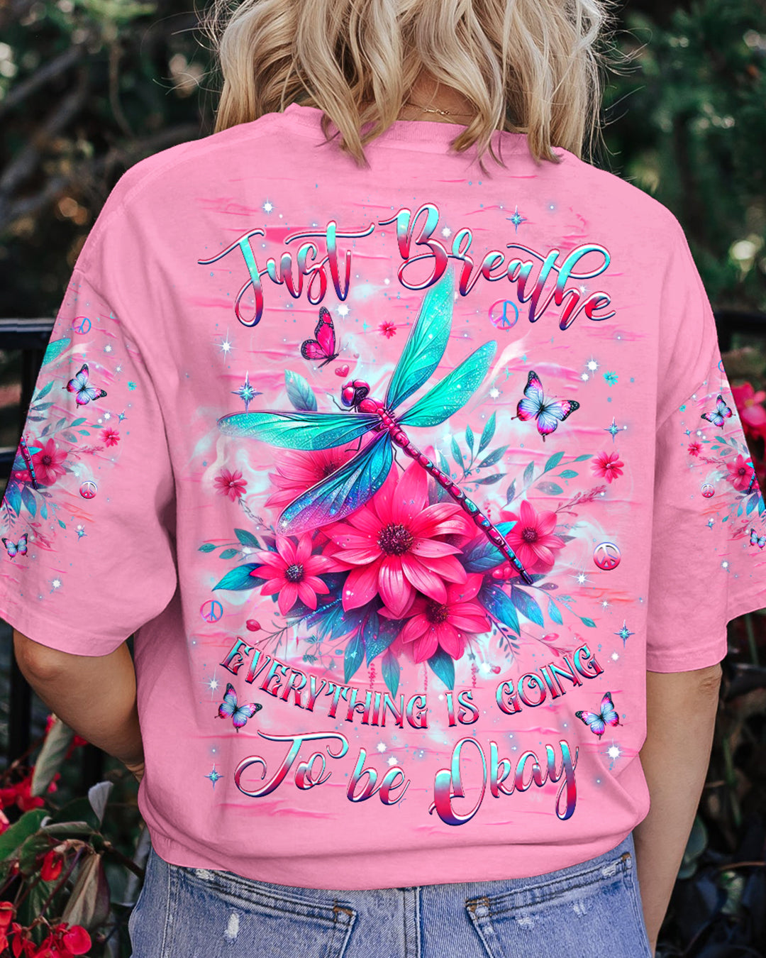 JUST BREATHE DRAGONFLY ALL OVER PRINT - YHHG2503251