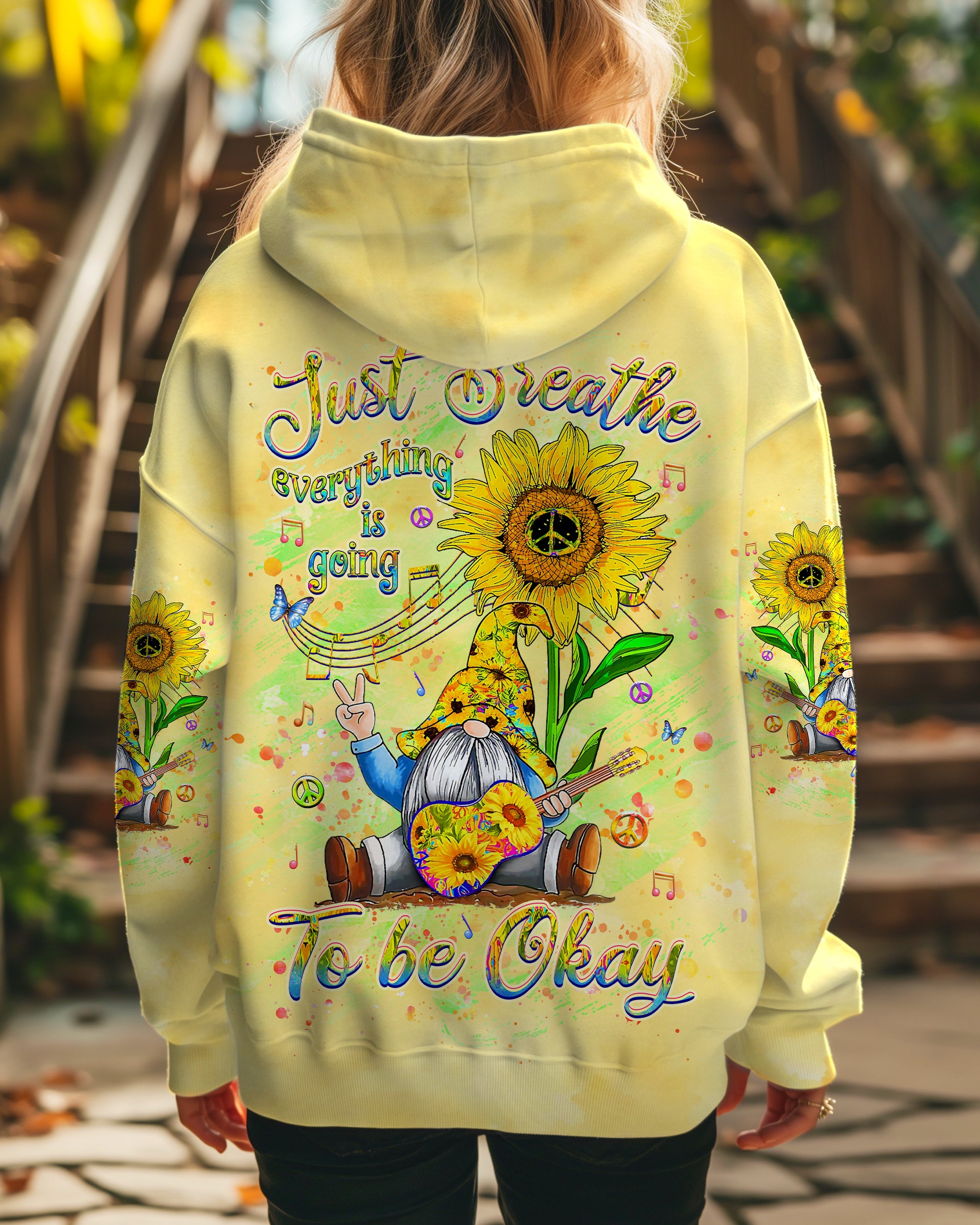 JUST BREATHE GNOME ALL OVER PRINT - YHHG2208241