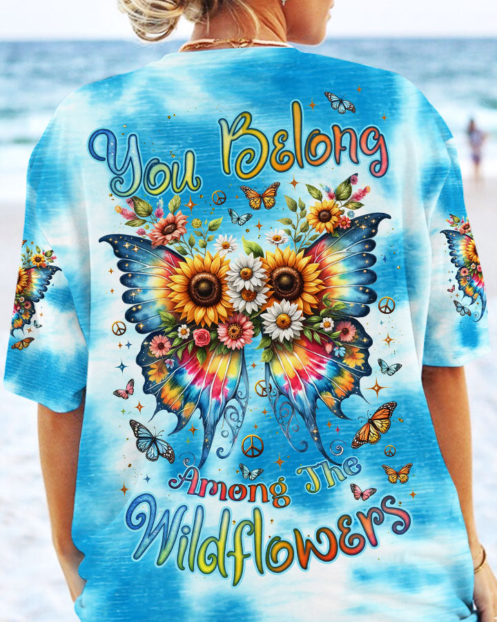 YOU BELONG AMONG THE WILDFLOWERS WINGS ALL OVER PRINT - TLNZ1405244