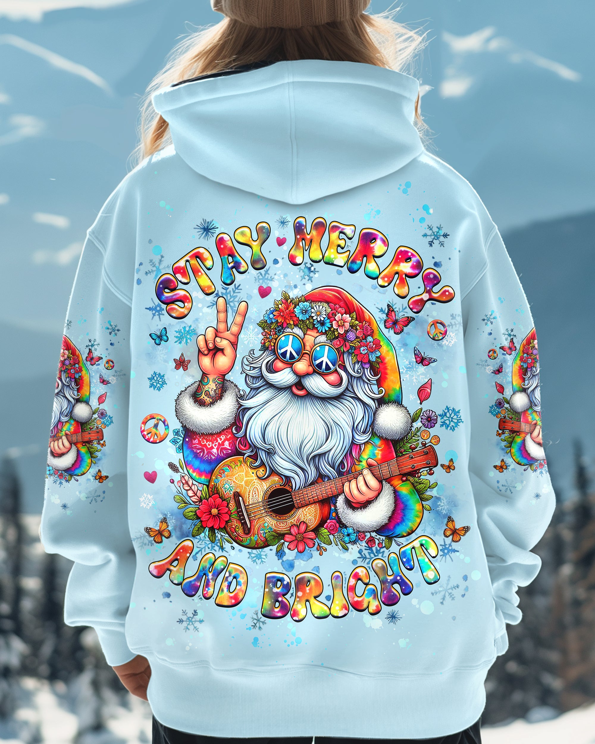 STAY MERRY AND BRIGHT CHRISTMAS ALL OVER PRINT - YHHG0811242