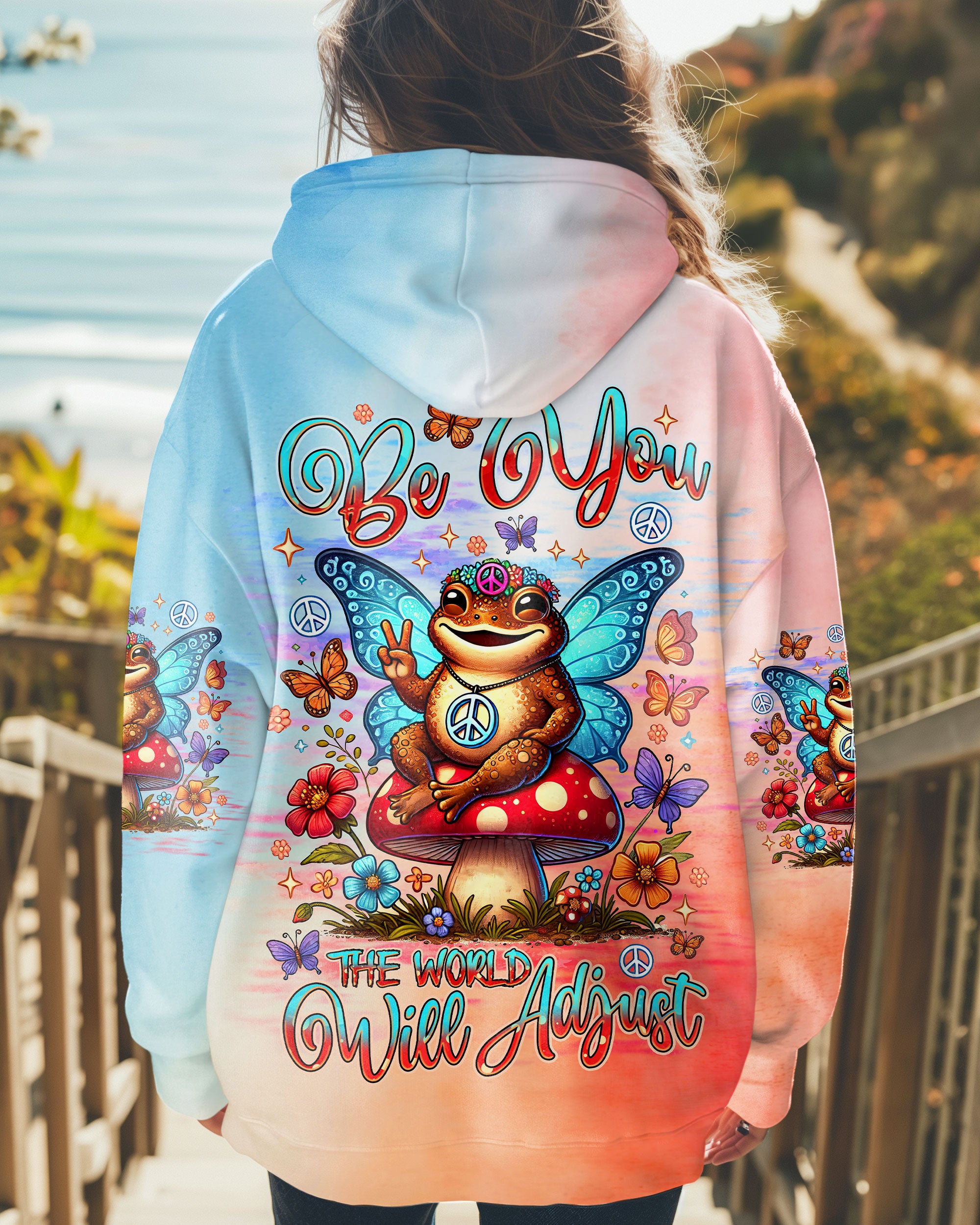 BE YOU THE WORLD WILL ADJUST TOAD ALL OVER PRINT - TLNZ0509242