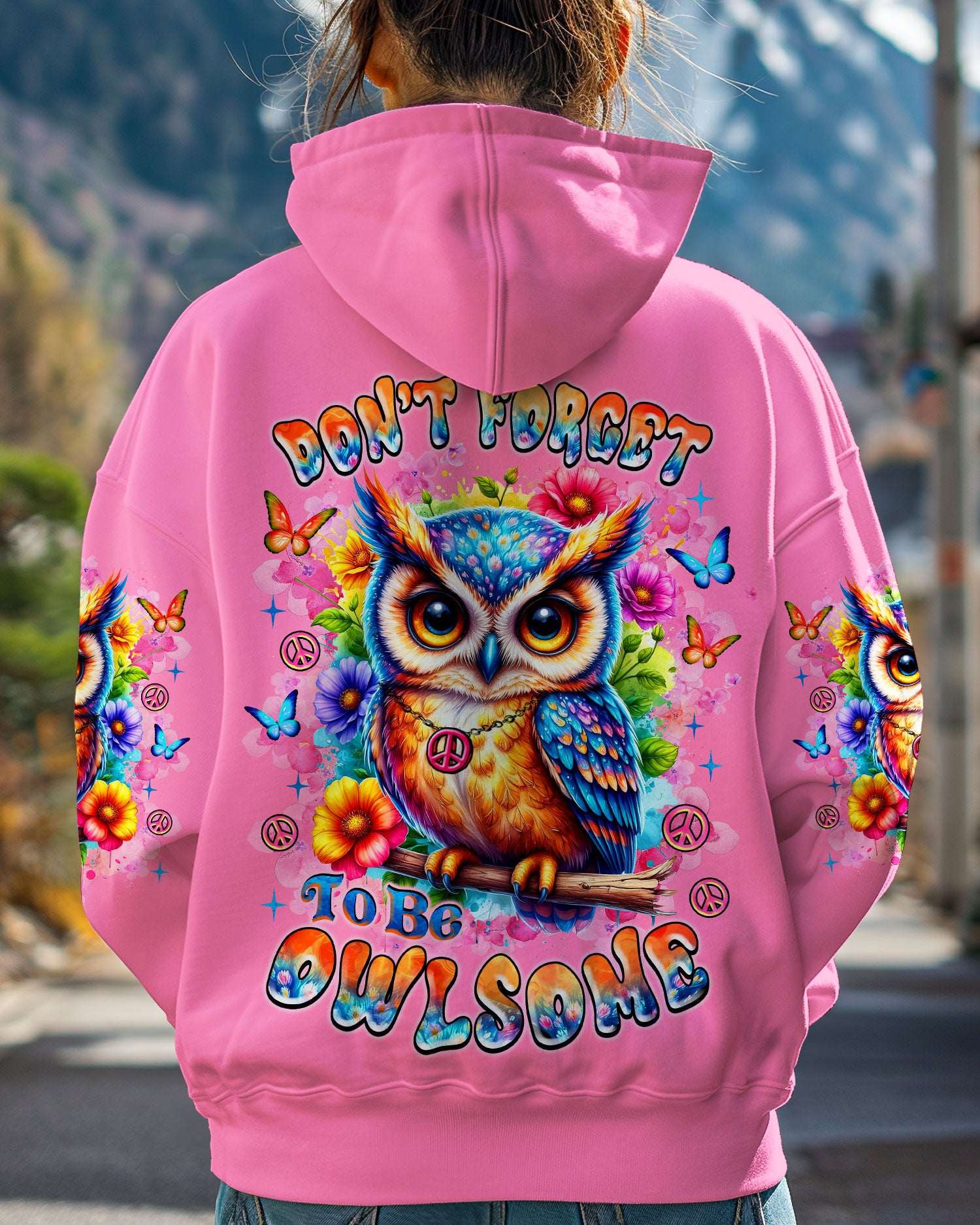DON'T FORGET TO BE OWLSOME ALL OVER PRINT - TLNZ0407252