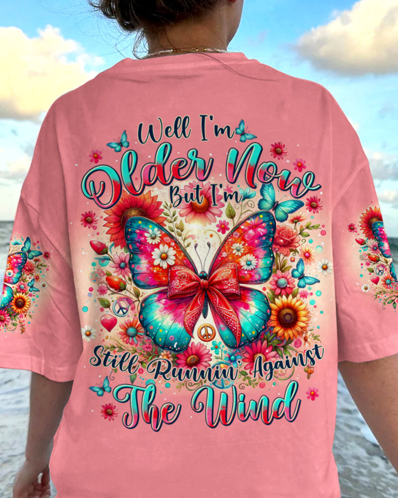 RUNNING AGAINST THE WIND BUTTERFLY ALL OVER PRINT - TYTM0606243