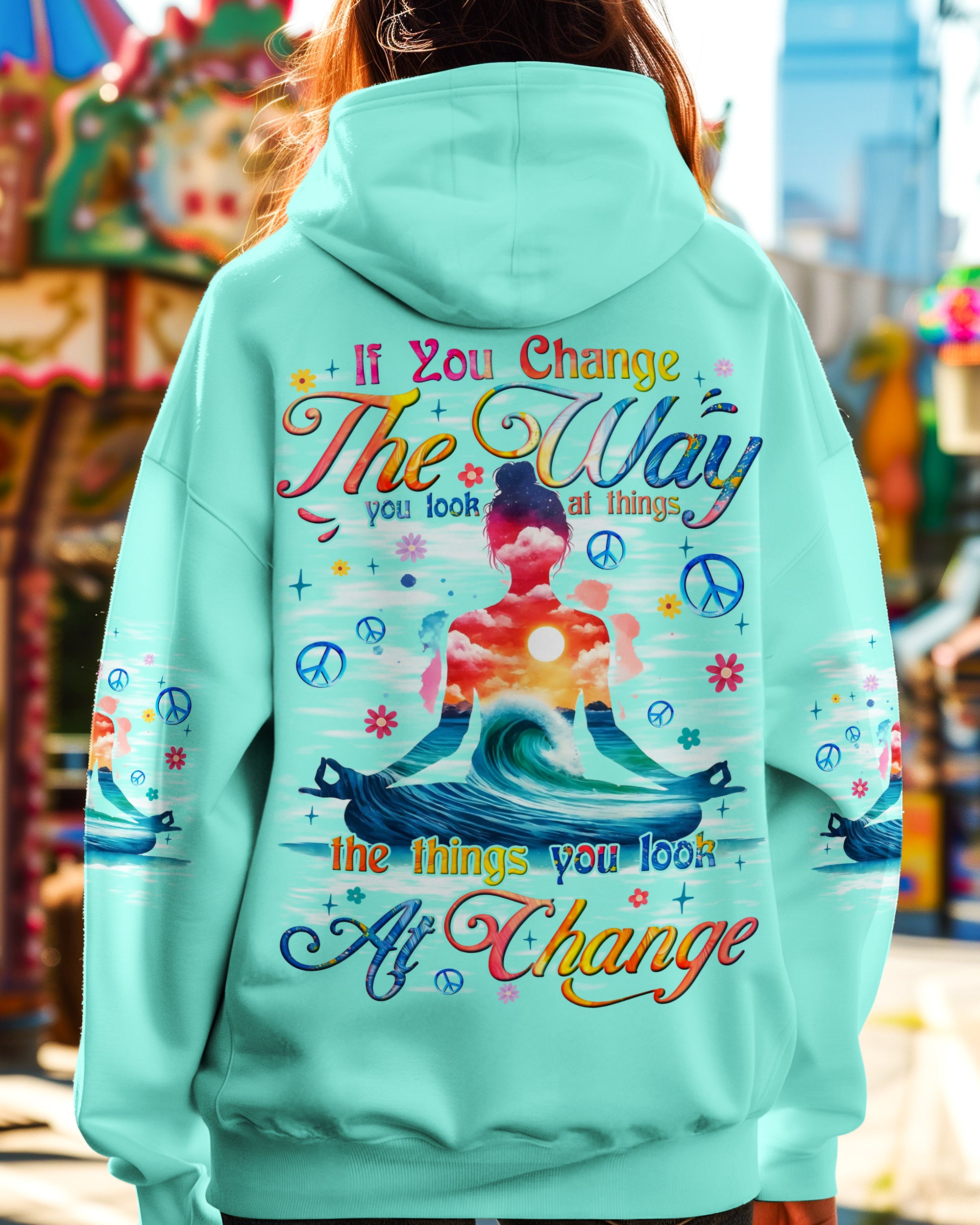 THE THINGS YOU LOOK AT WILL CHANGE YOGA ALL OVER PRINT - TYQY2511244