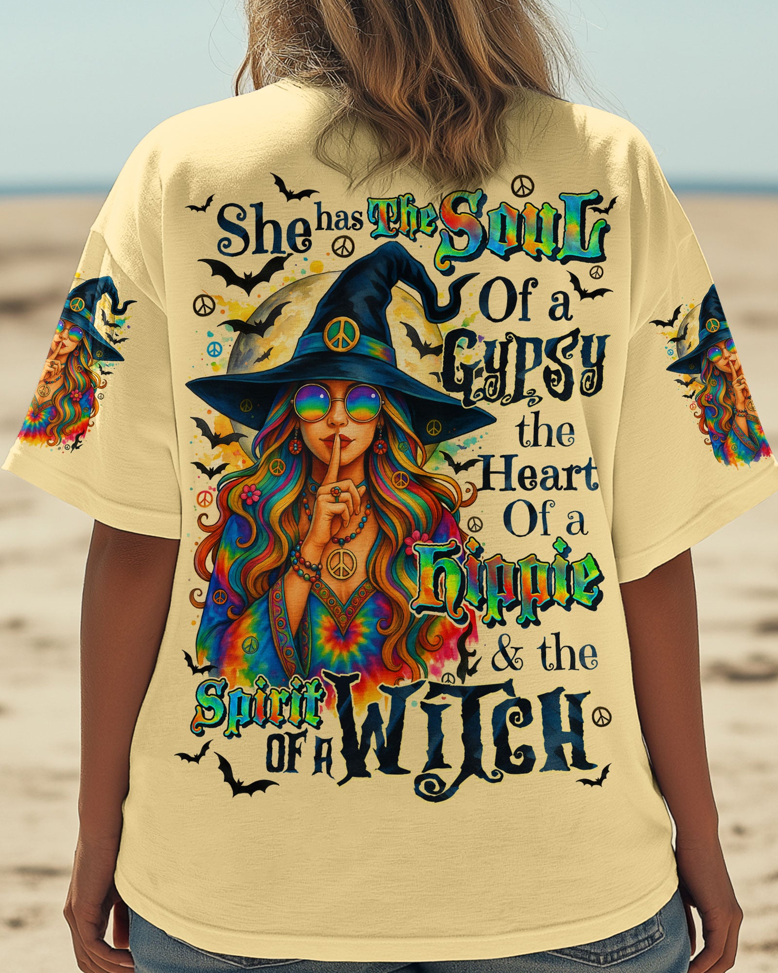 SPIRIT OF A WITCH HALLOWEEN HIPPIE ALL OVER PRINT - TYPQ1706252
