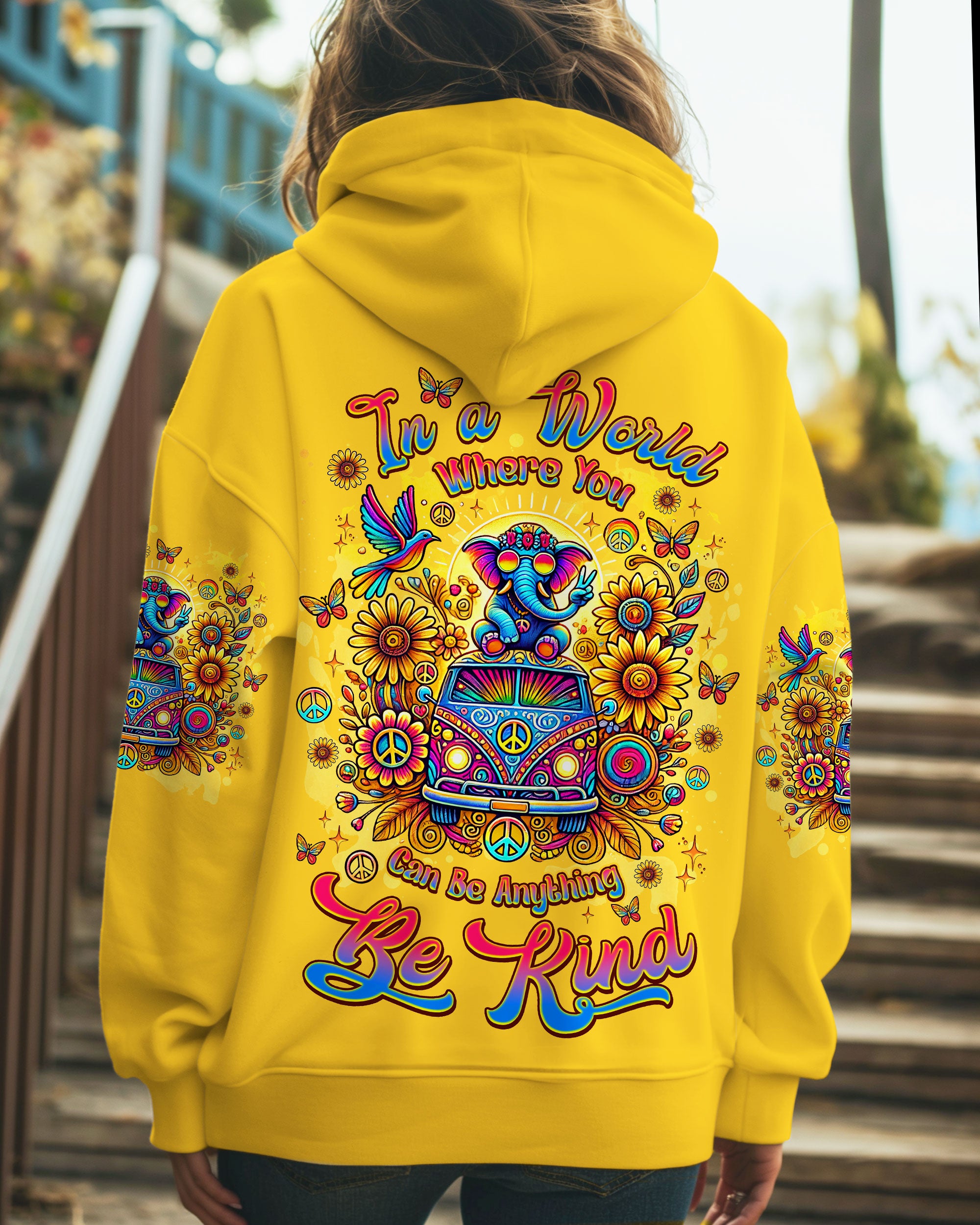 BE KIND ELEPHANT BUS ALL OVER PRINT - TLNZ2608241