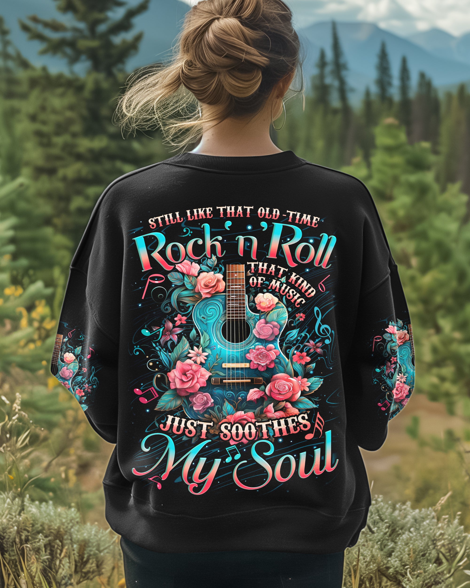 STILL LIKE THAT OLD TIME ROCK AND ROLL GUITAR ALL OVER PRINT - TYQY1012242