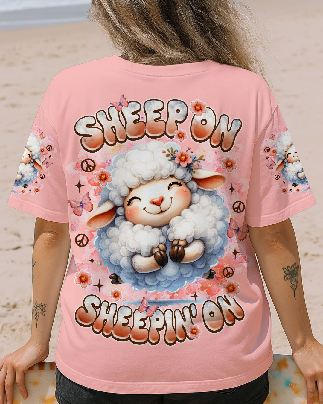 SHEEP ON SHEEPIN’ ON ALL OVER PRINT -  TLNZ0907254