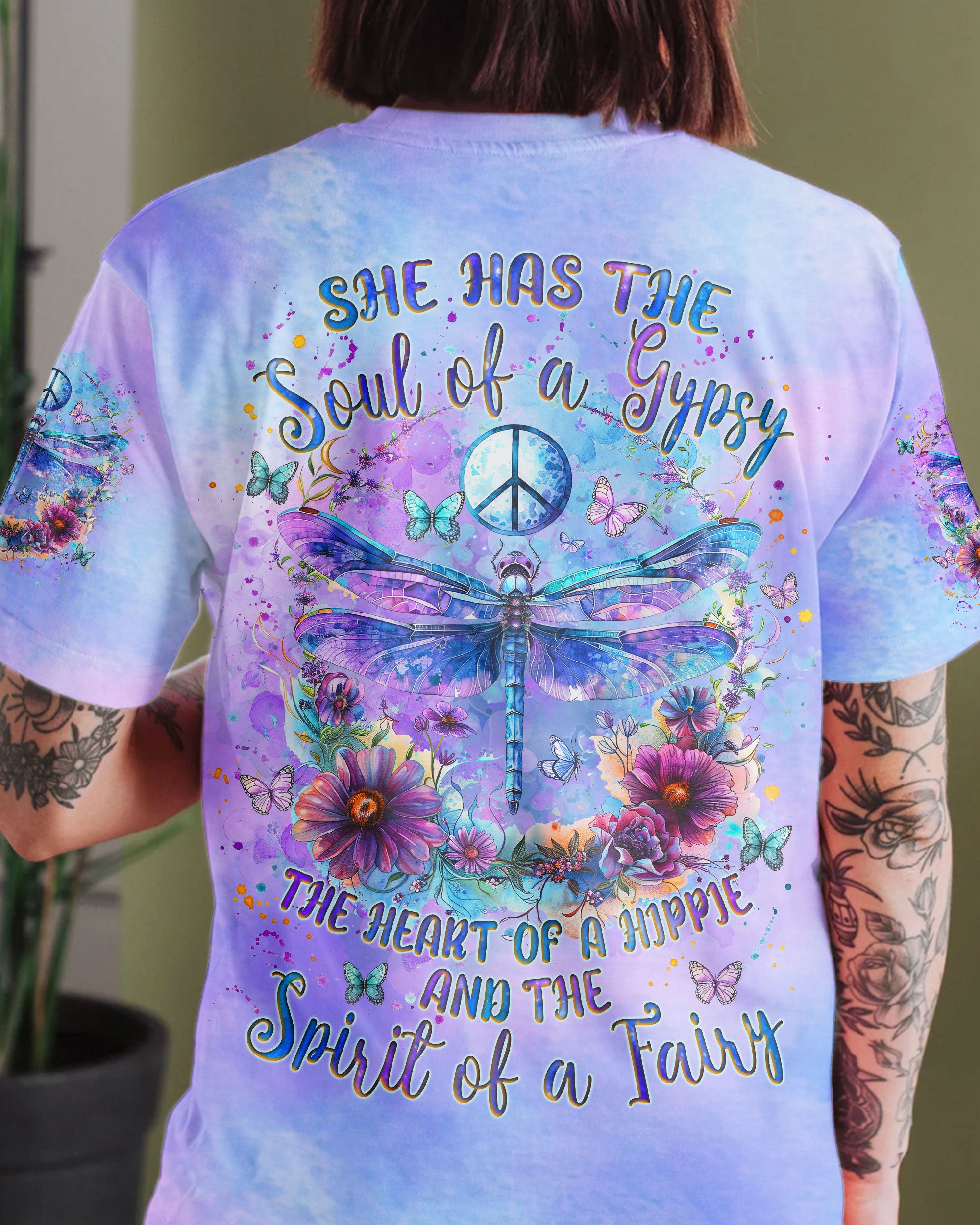 SPIRIT OF A FAIRY DRAGONFLY ALL OVER PRINT - TLNZ1907243