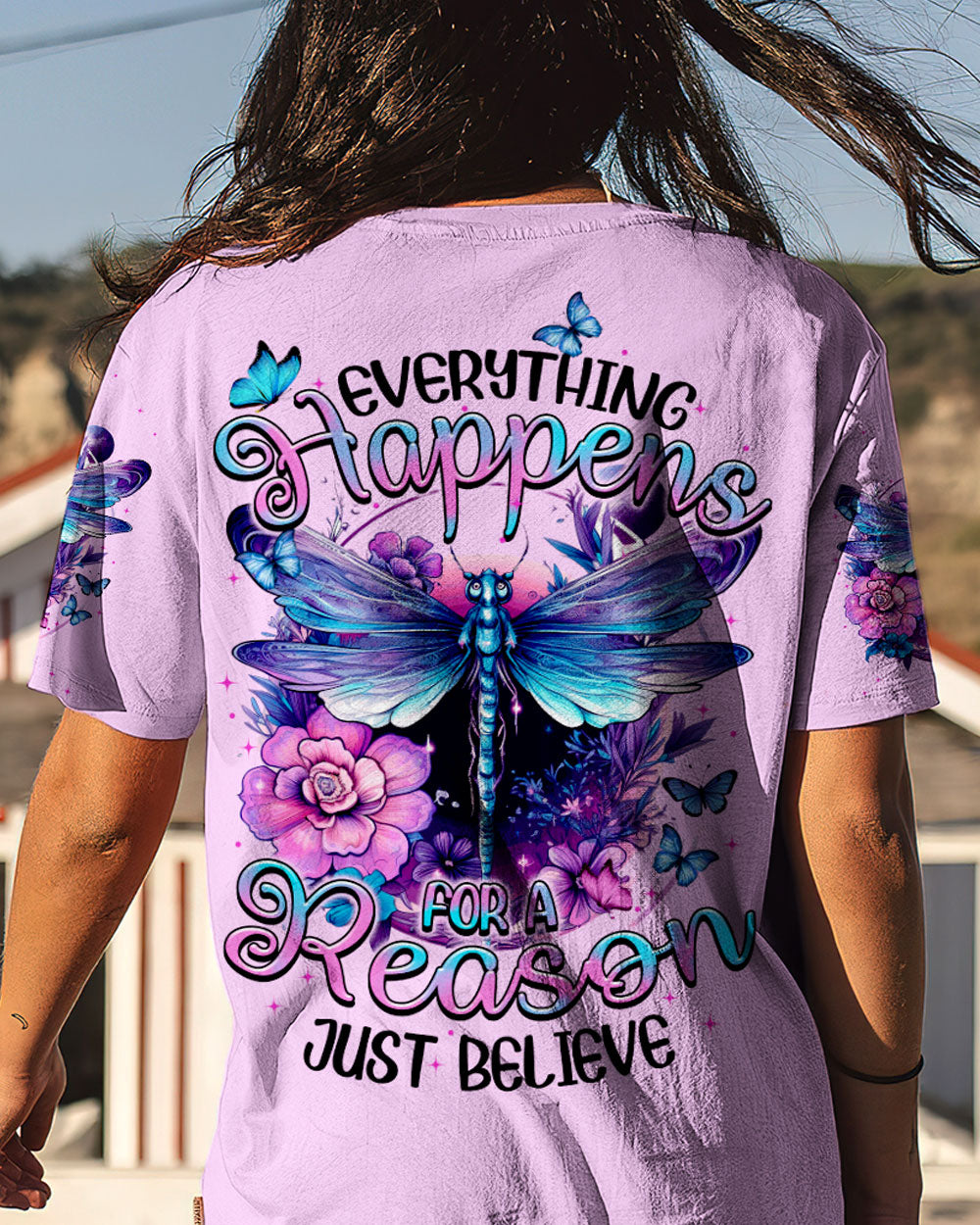 JUST BELIEVE DRAGONFLY ALL OVER PRINT - TYTM1408232