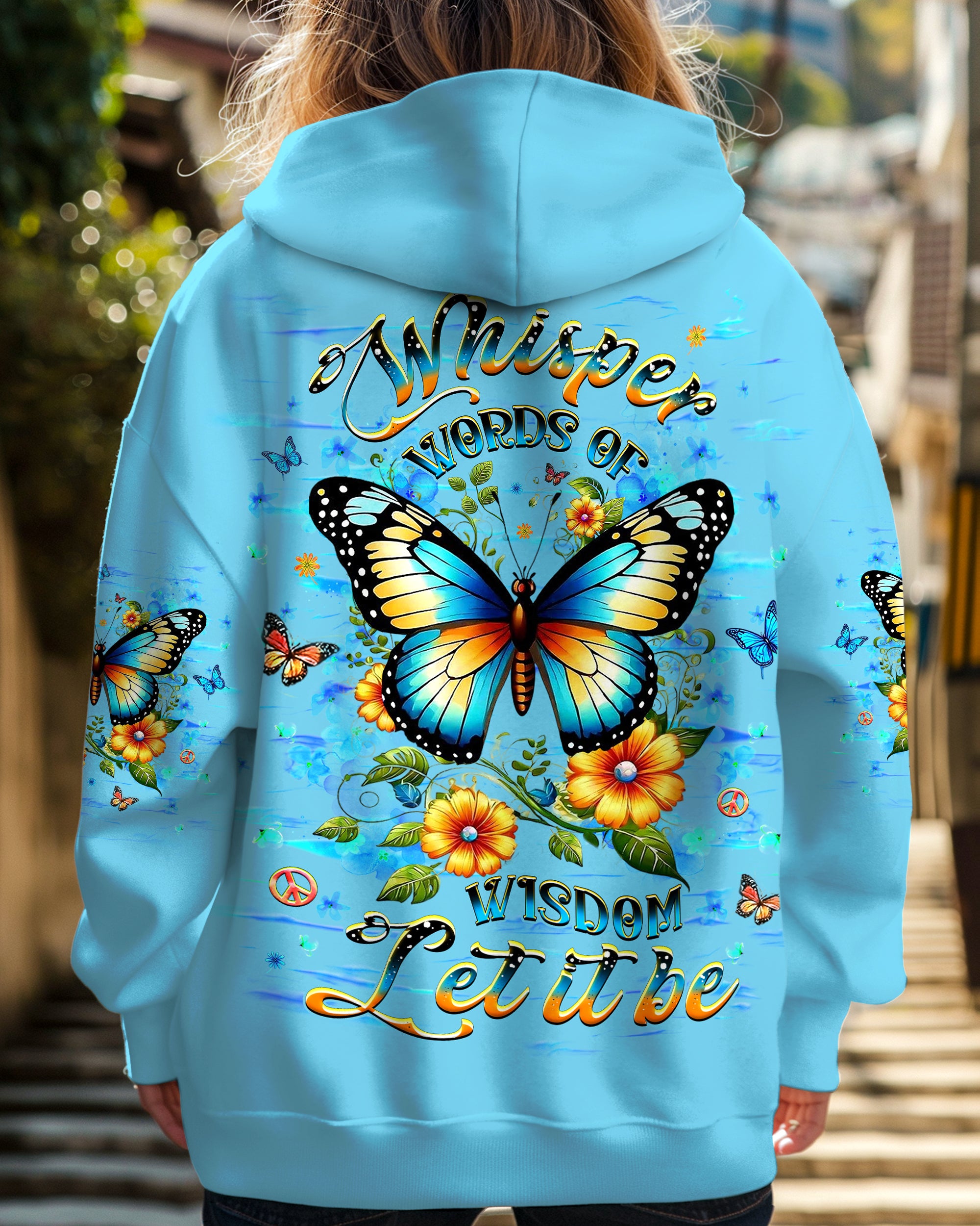WHISPER WORDS OF WISDOM BUTTERFLY ALL OVER PRINT - YHHG1202254
