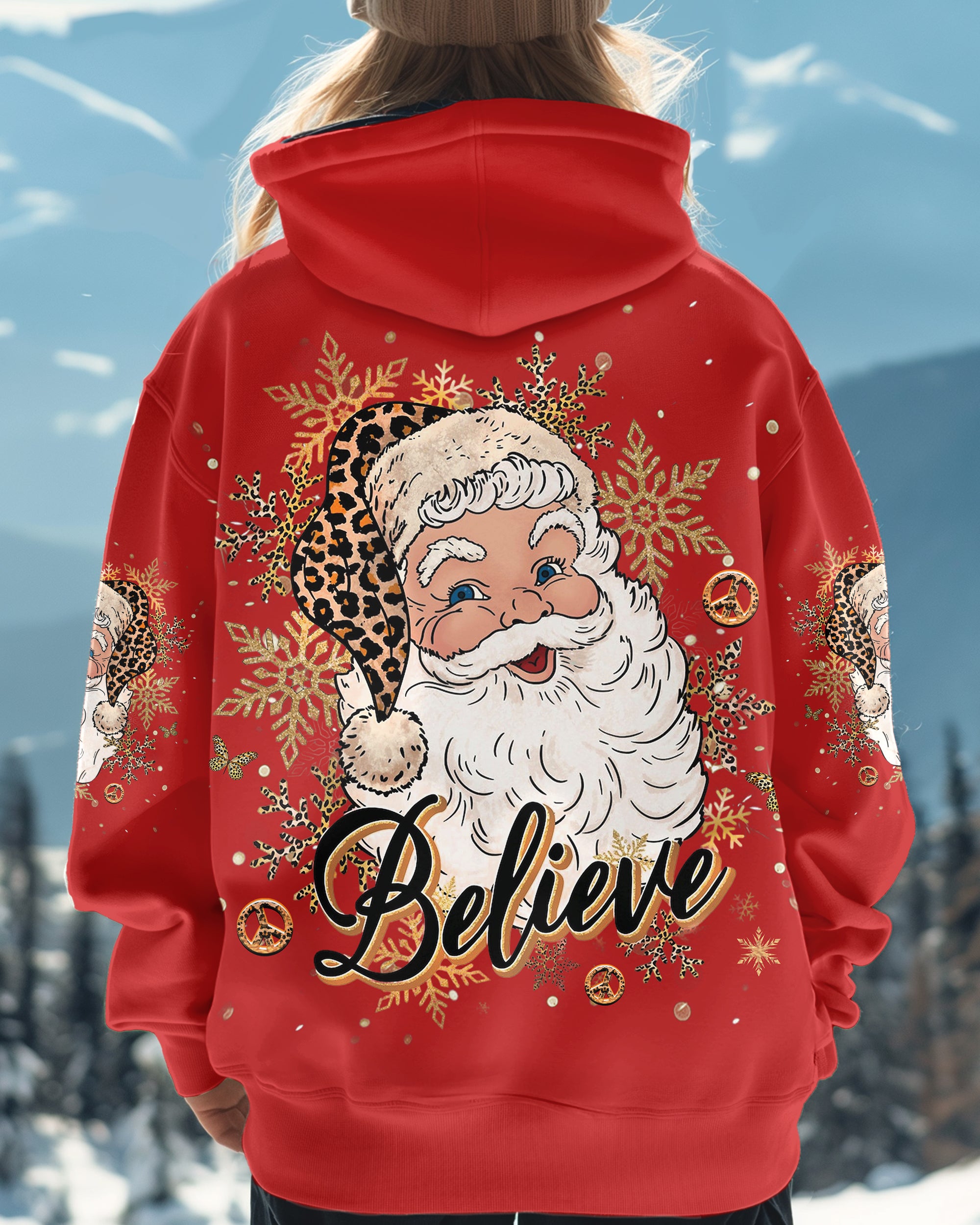 BELIEVE SANTA CLAUS CHRISTMAS ALL OVER PRINT - YHHG1311242