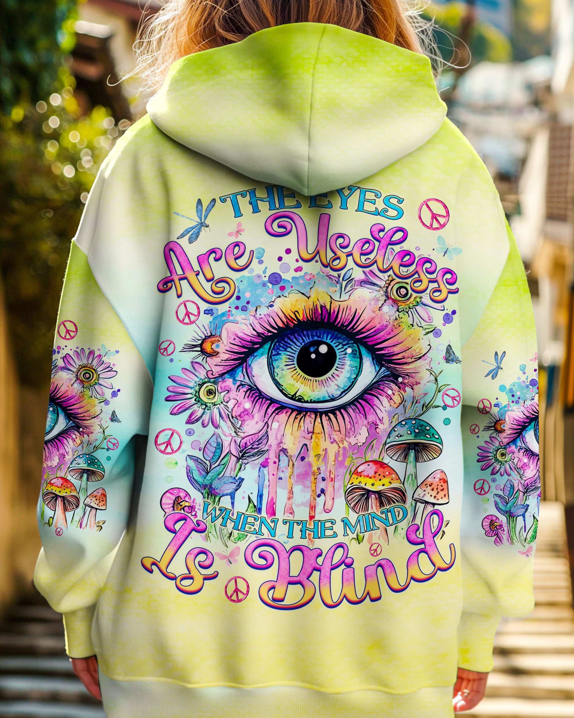 THE EYES ARE USELESS WHEN THE MIND IS BLIND ALL OVER PRINT - TYQY0110242