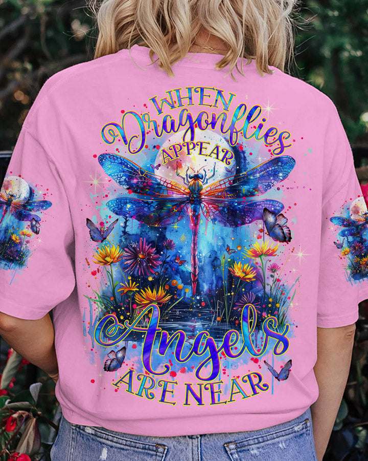 WHEN DRAGONFLIES APPEAR ANGELS ARE NEAR ALL OVER PRINT - TLNZ2803242