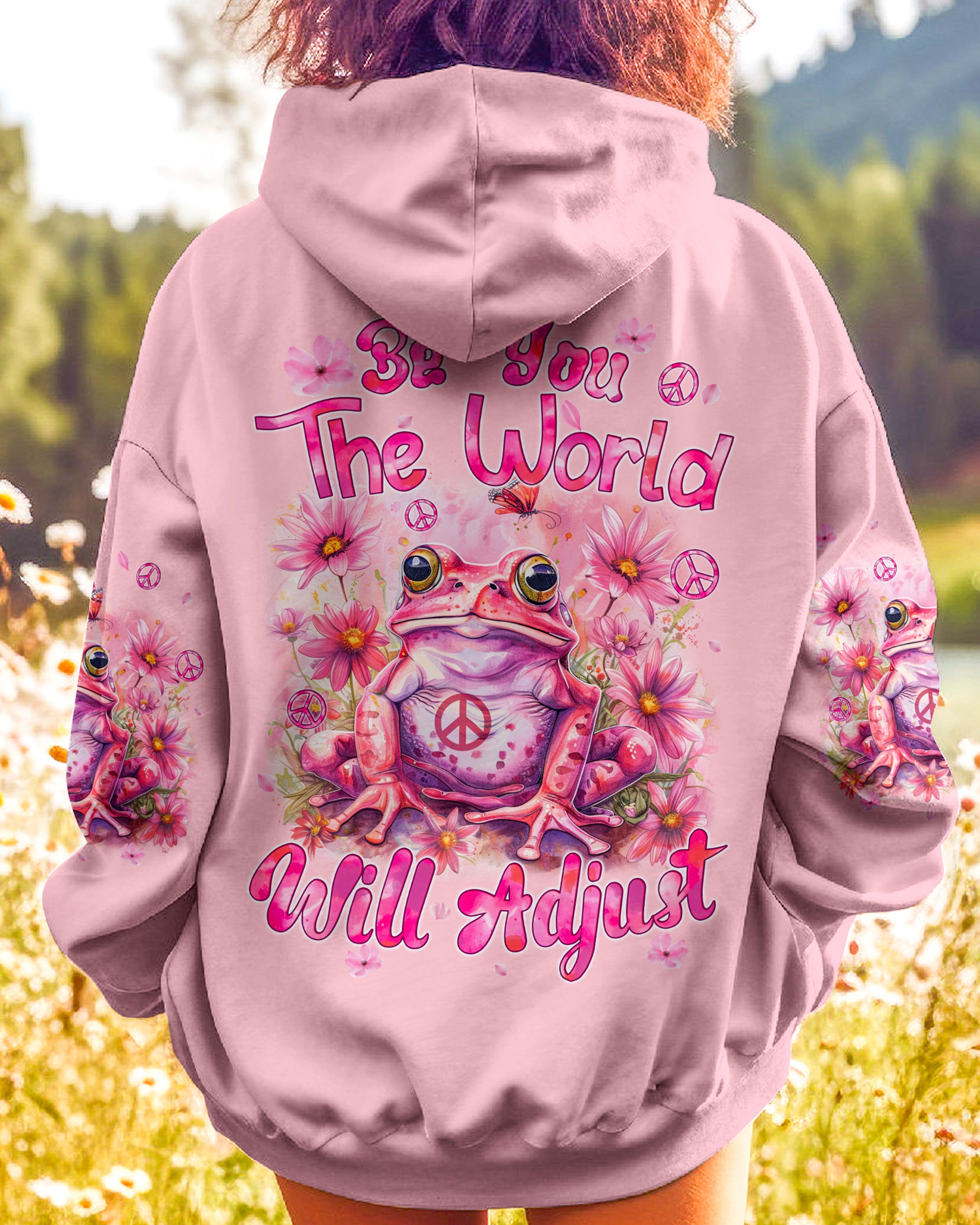BE YOU THE WORLD WILL ADJUST ALL OVER PRINT - TYQY2702242