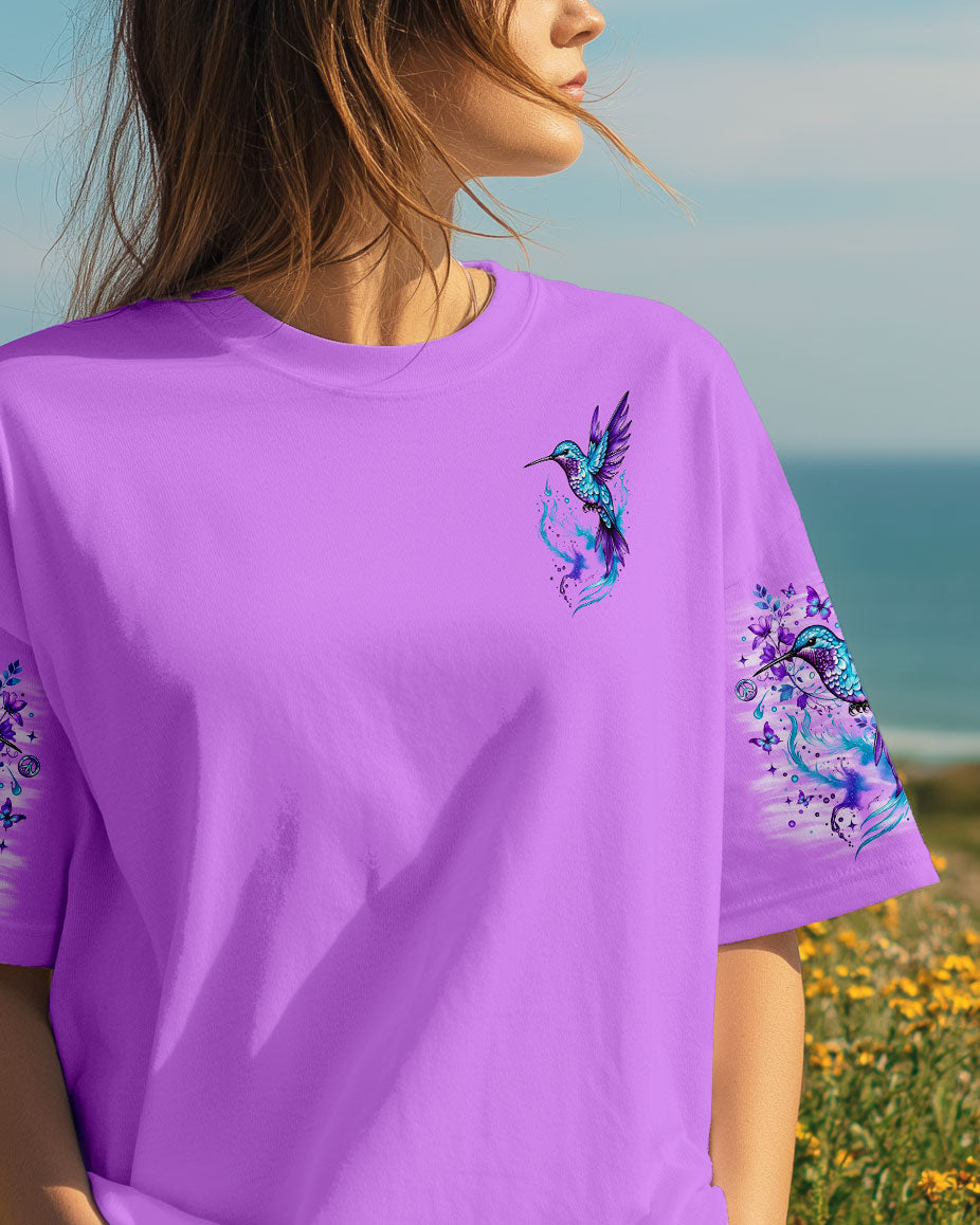 JUST BREATHE HUMMINGBIRD  ALL OVER PRINT - TLNO2510251