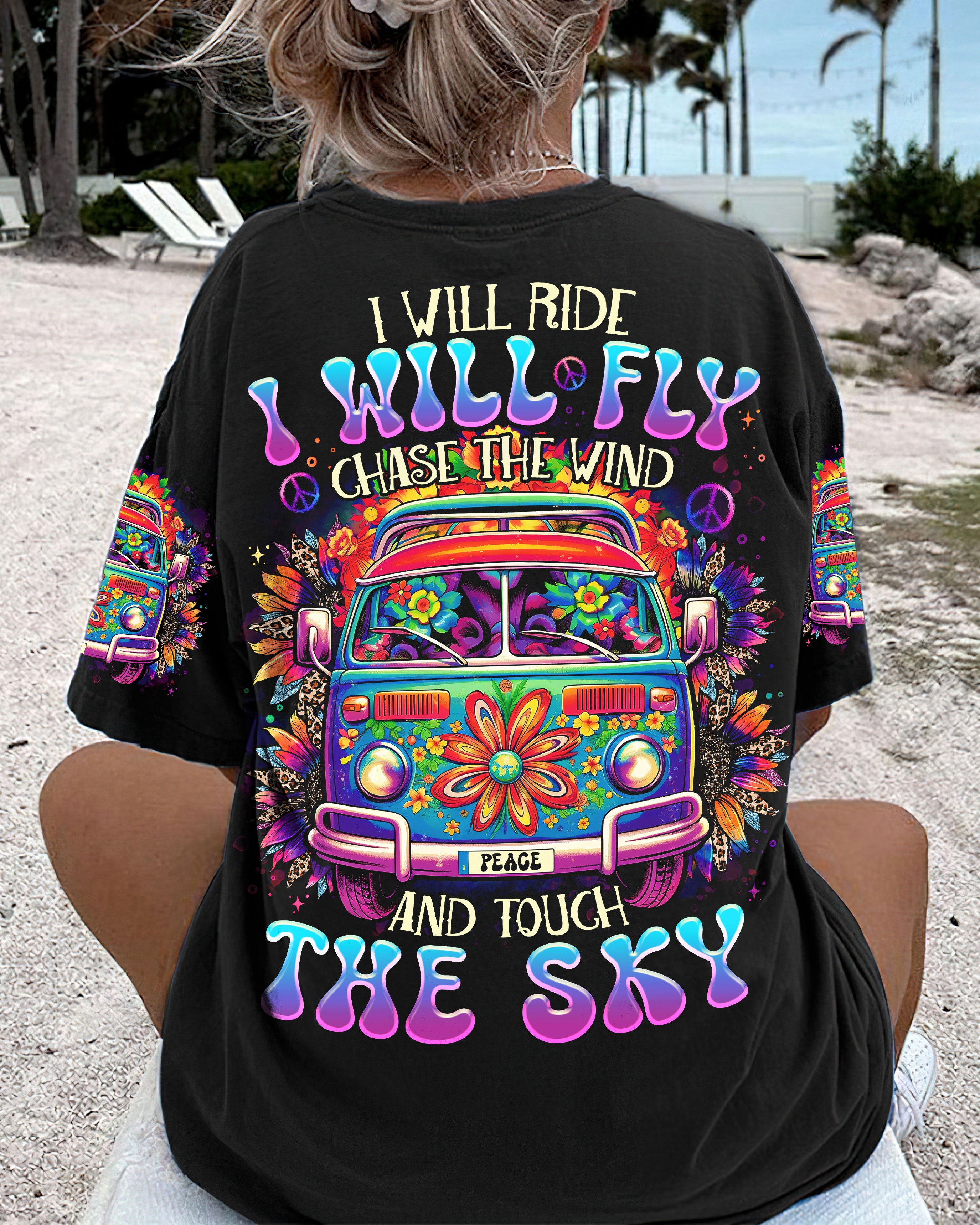 I WILL RIDE I WILL FLY ALL OVER PRINT - TLNO1406232