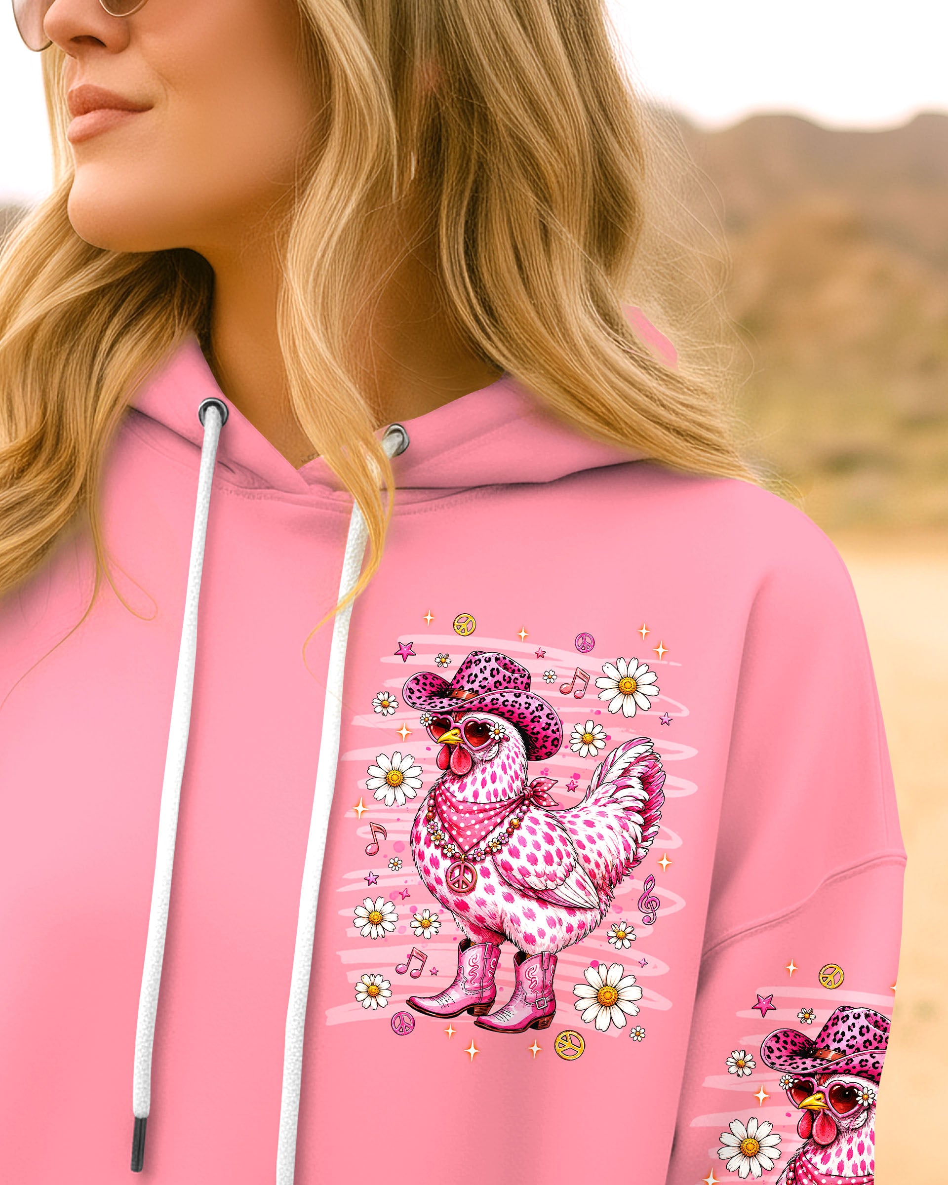 LET'S GO GIRLS HEN CHICKEN ALL OVER PRINT - TLNT2606261