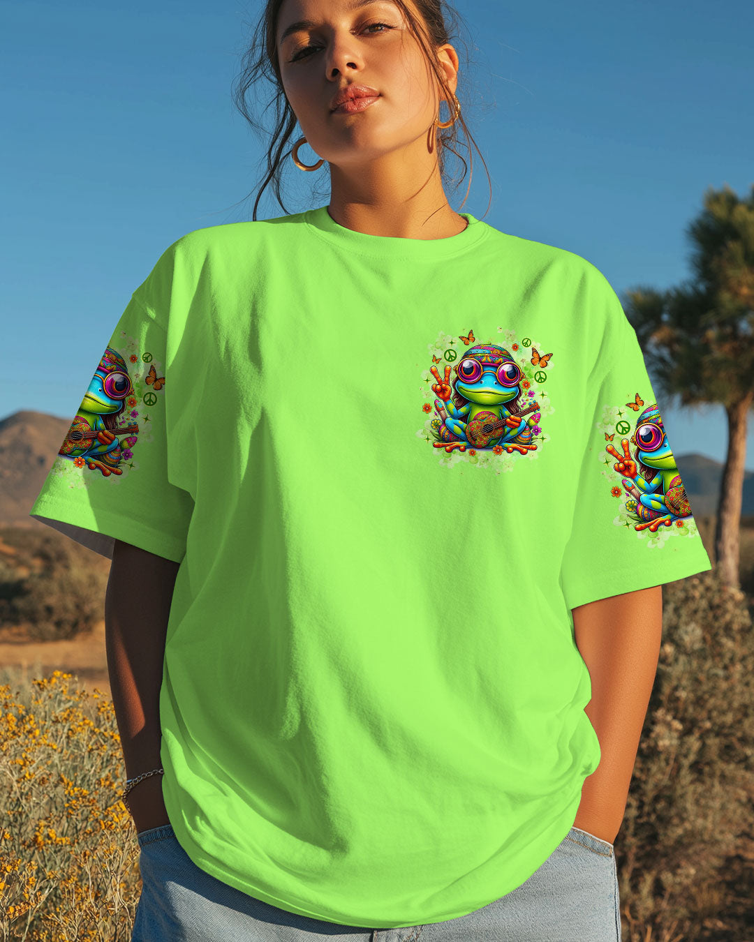 THE REBEL IN ME WILL NEVER DIE FROG ALL OVER PRINT - TLNZ1407253