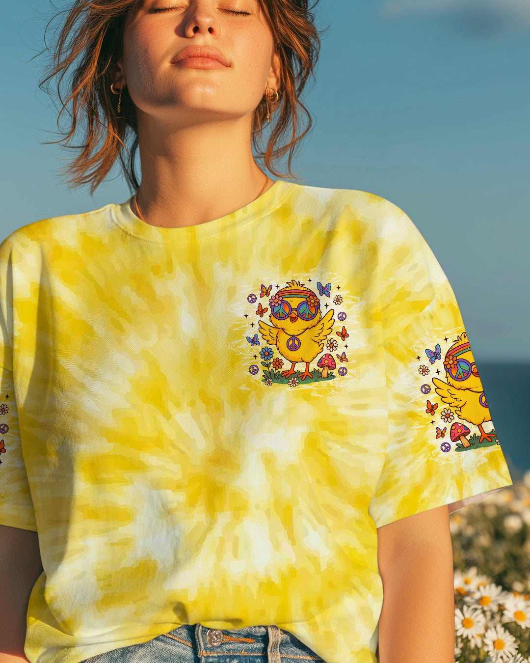 HIPPIE CHICK ALL OVER PRINT - TLNZ1208254