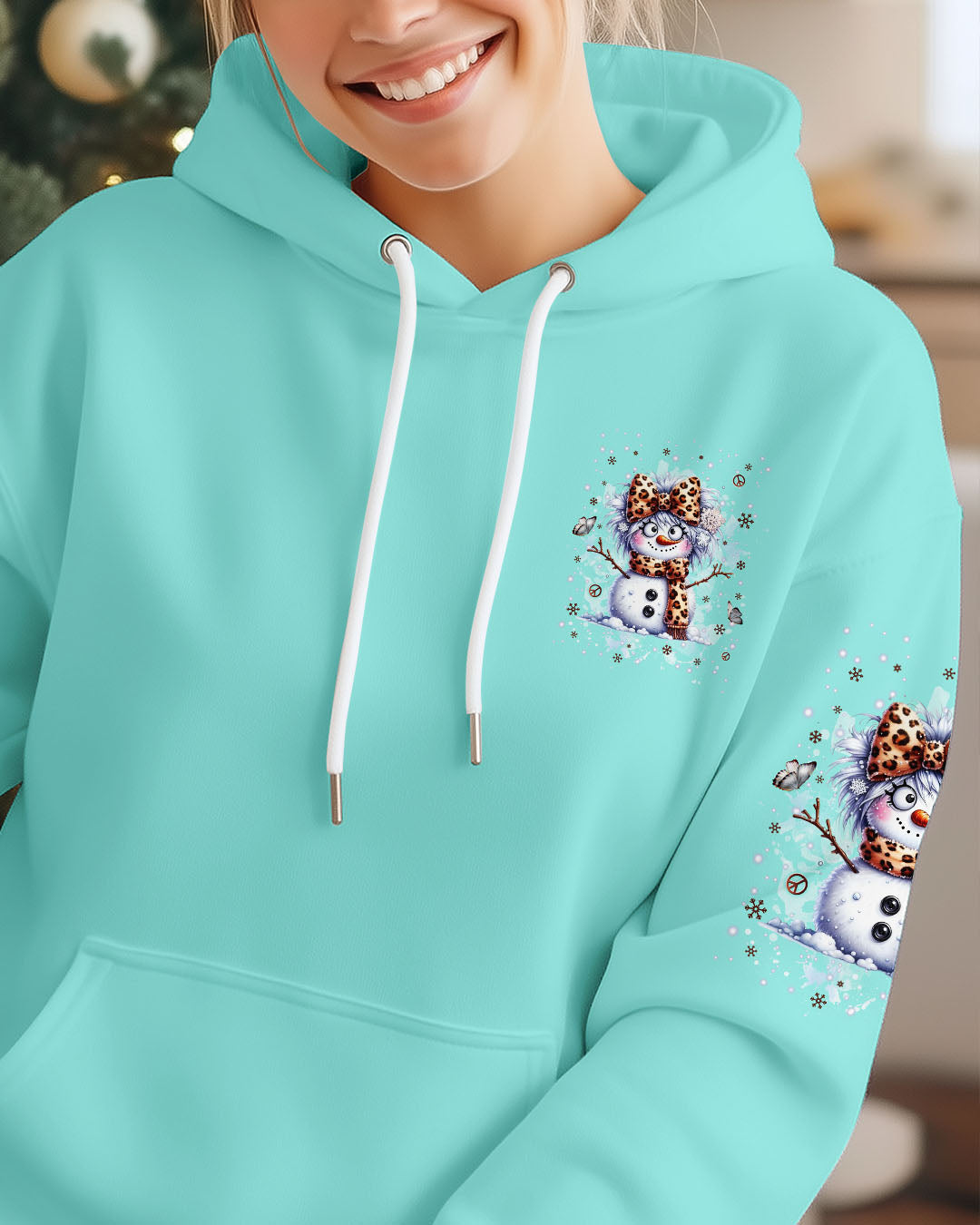 BE YOU THE WORLD WILL ADJUST CHRISTMAS ALL OVER PRINT - YHLN0511252
