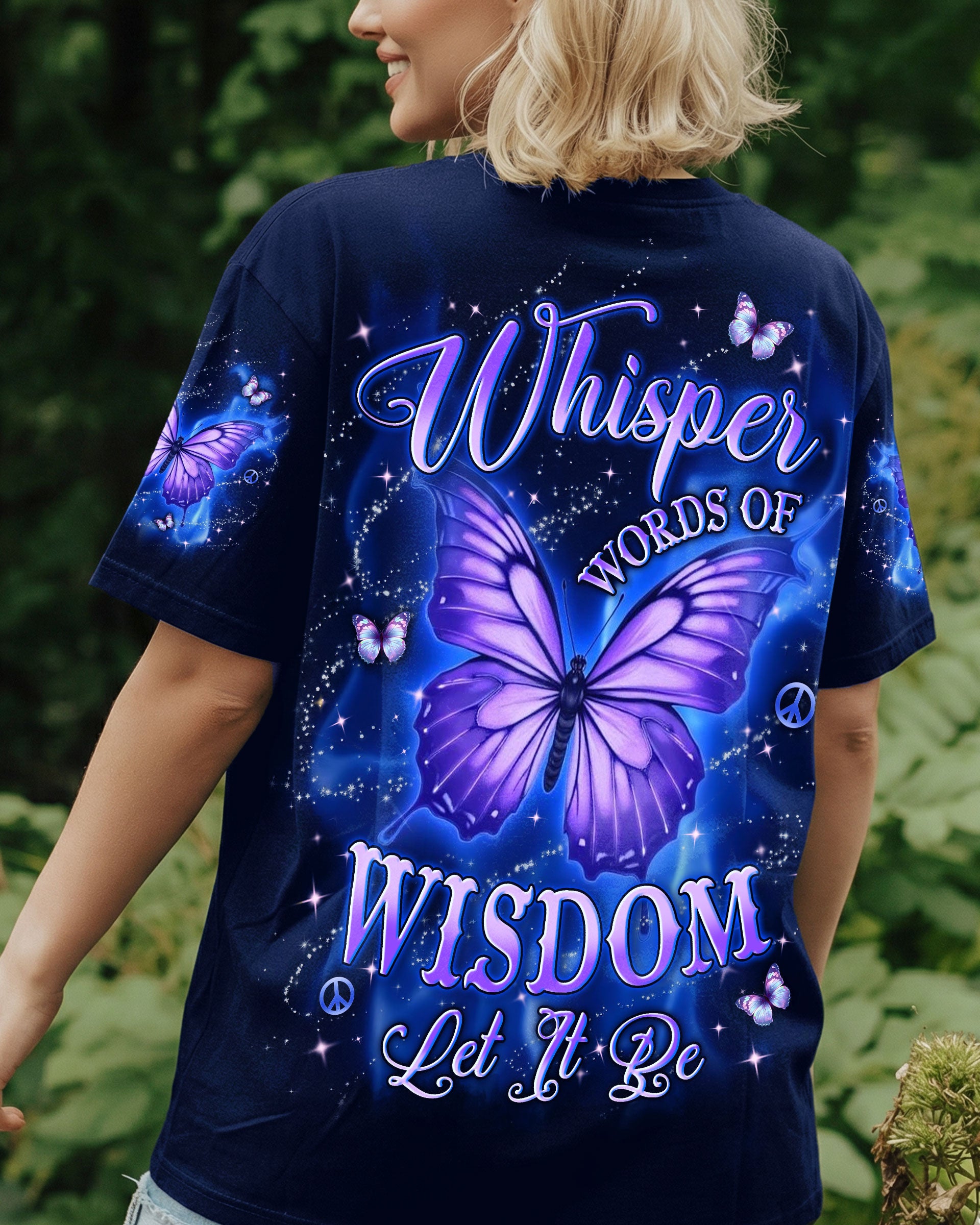 WHISPER WORDS OF WISDOM LET IT BE BUTTERFLY ALL OVER PRINT - TYLN0303263
