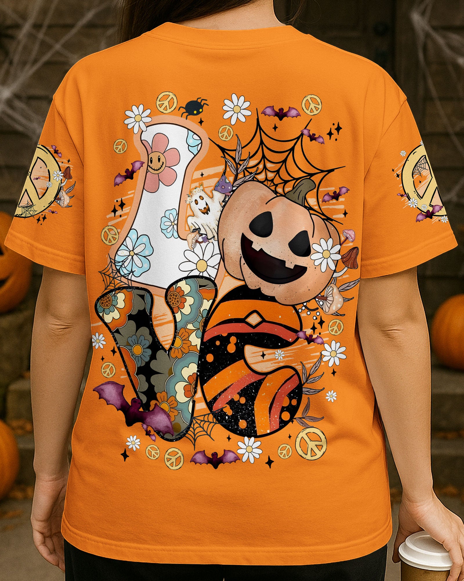 LOVE HALLOWEEN ALL OVER PRINT - TYQY2907254