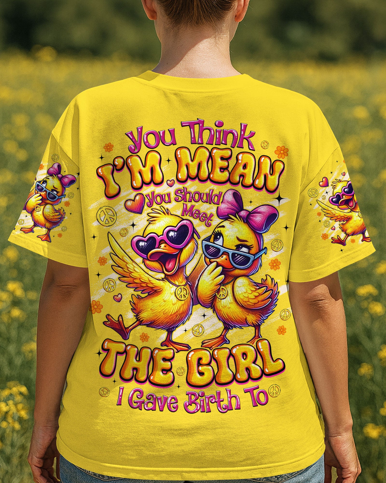 YOU SHOULD MEET THE GIRL DUCK ALL OVER PRINT - TYQY1508252