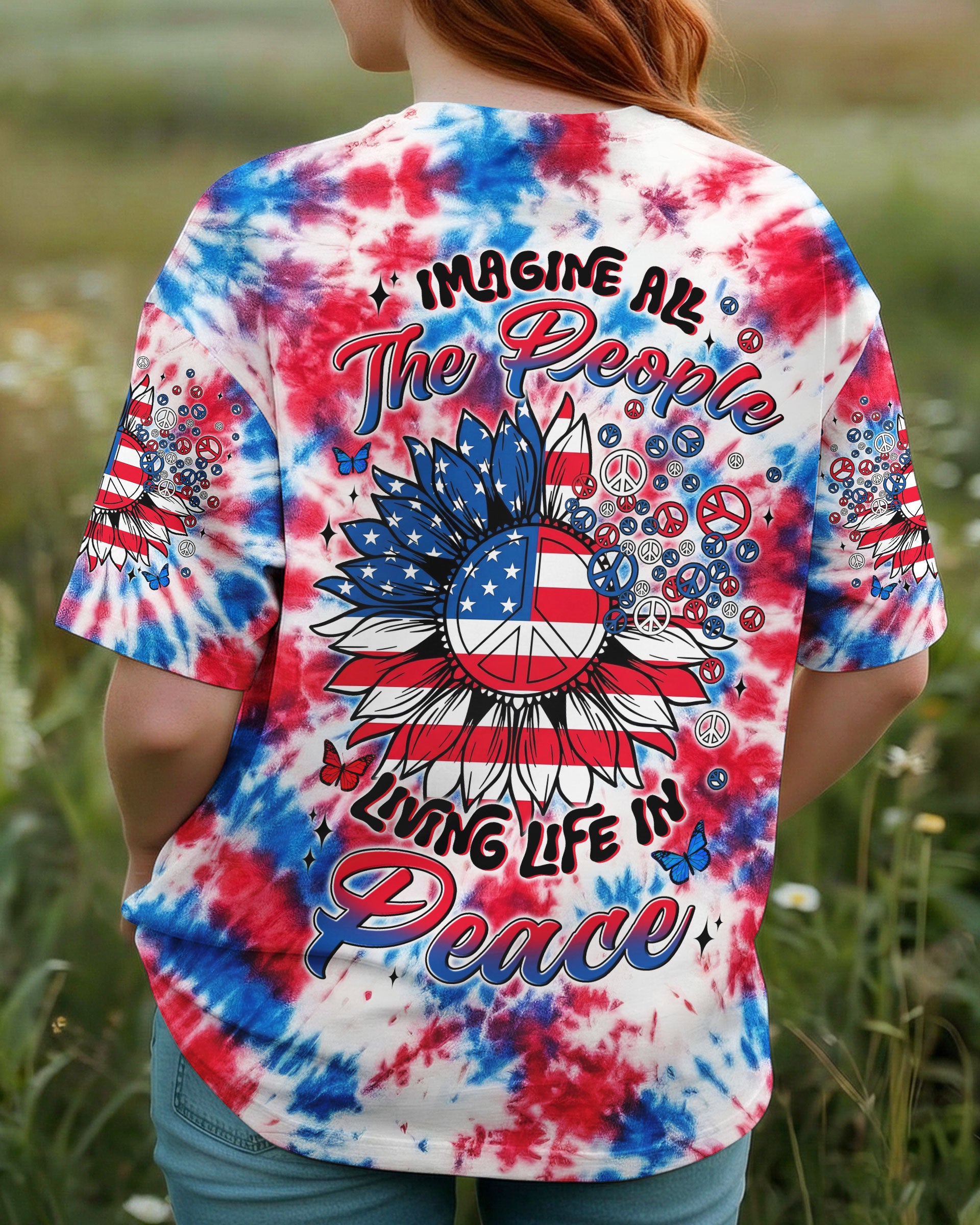 IMAGINE ALL THE PEOPLE LIVING LIFE IN PEACE ALL OVER PRINT - TYLN1903261