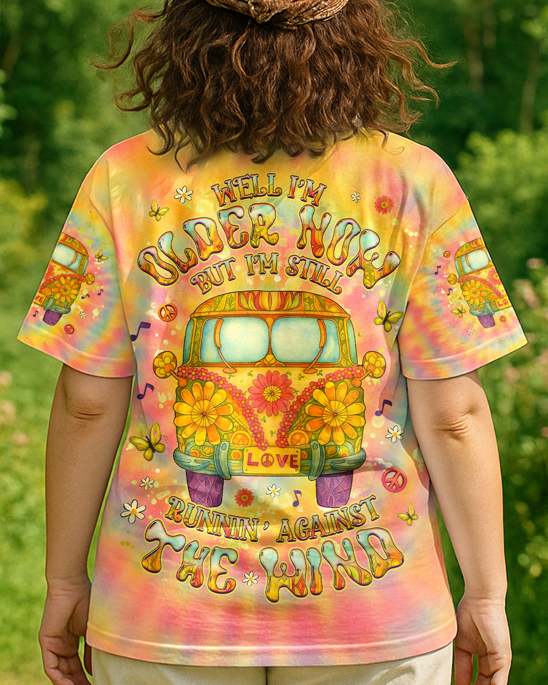 RUNNING AGAINST THE WIND TIE DYE ALL OVER PRINT - YHHG1706254