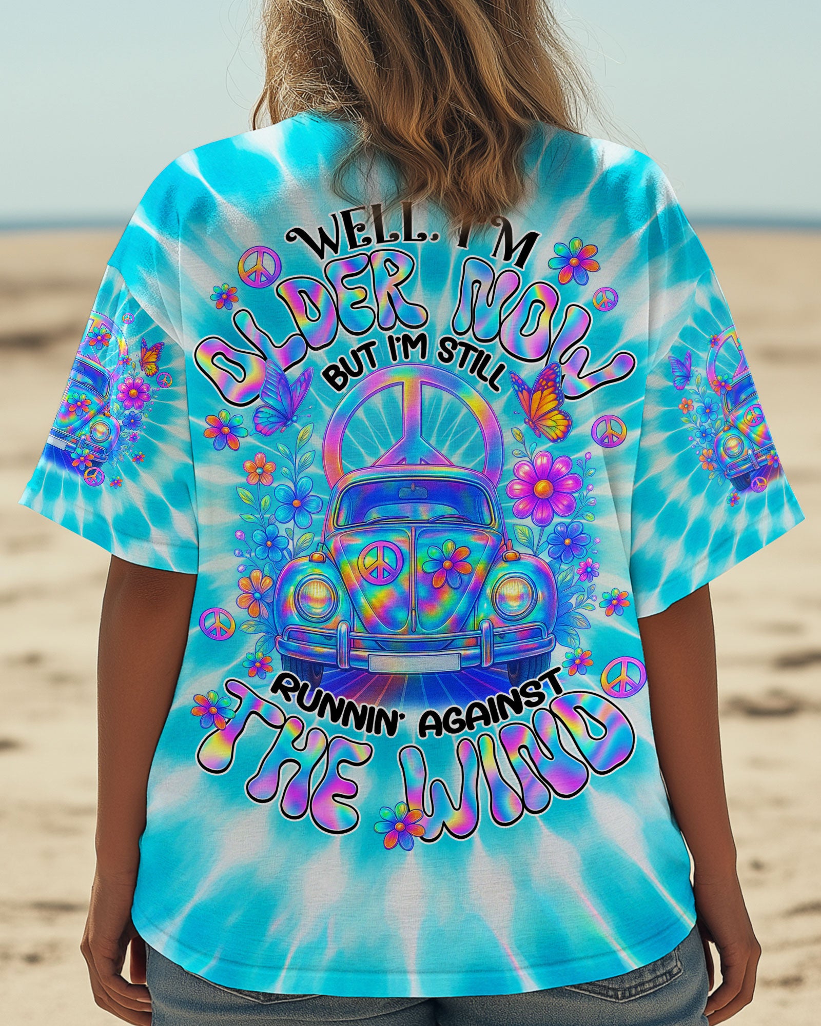 RUNNING AGAINST THE WIND TIE DYE ALL OVER PRINT - TYQY1604257
