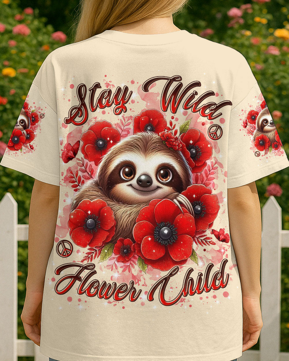 STAY WILD FLOWER CHILD ALL OVER PRINT - YHLN2409251
