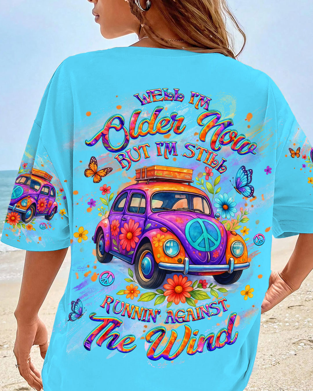 RUNNING AGAINST THE WIND CAR ALL OVER PRINT - YHHG2508252