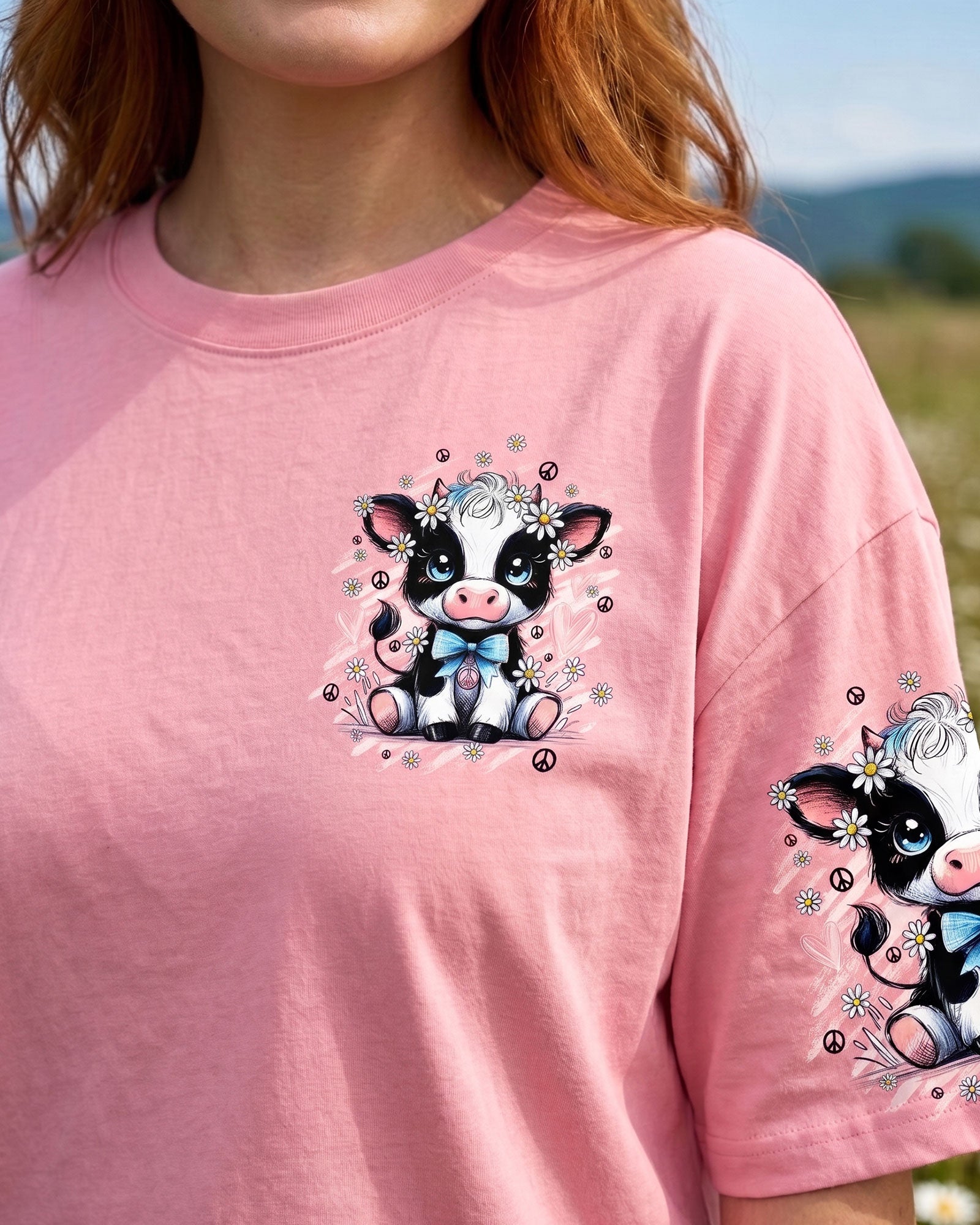 LIFE IS BEAUTIFUL COW ALL OVER PRINT - TYQY1007262