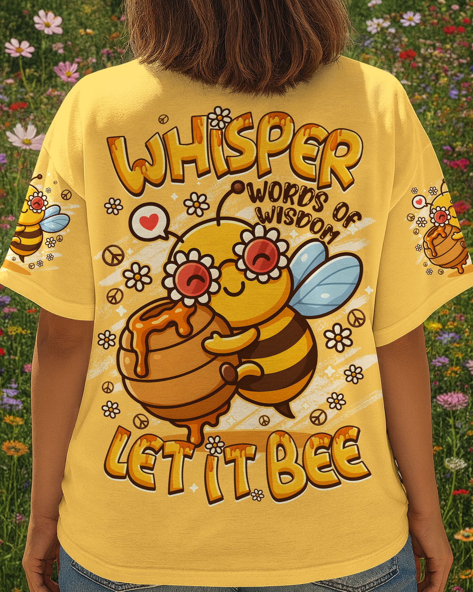 WHISPER WORDS OF WISDOM LET IT BEE ALL OVER PRINT -TYQY1808254
