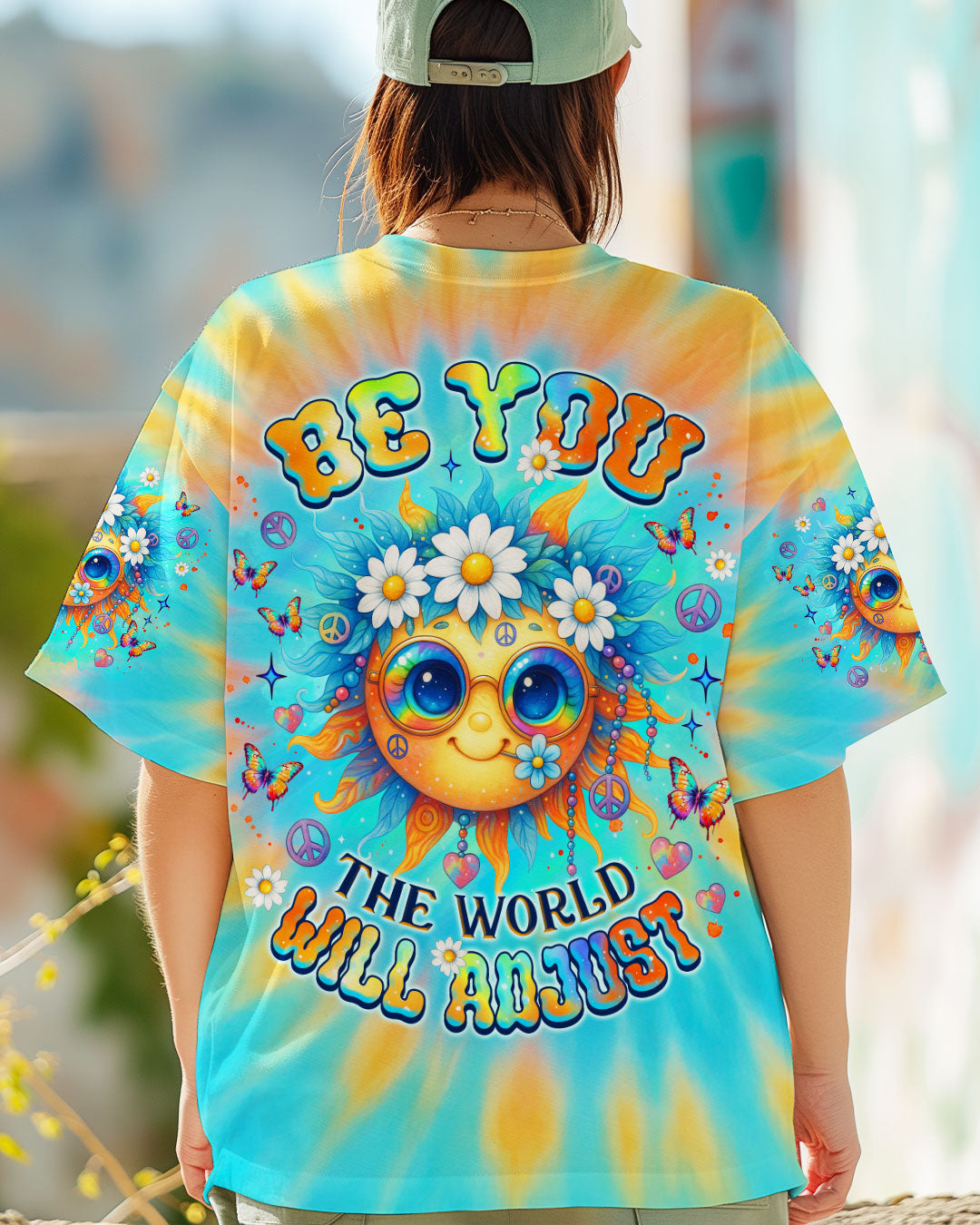 BE YOU THE WORLD WILL ADJUST SUN ALL OVER PRINT - TLNZ0606252