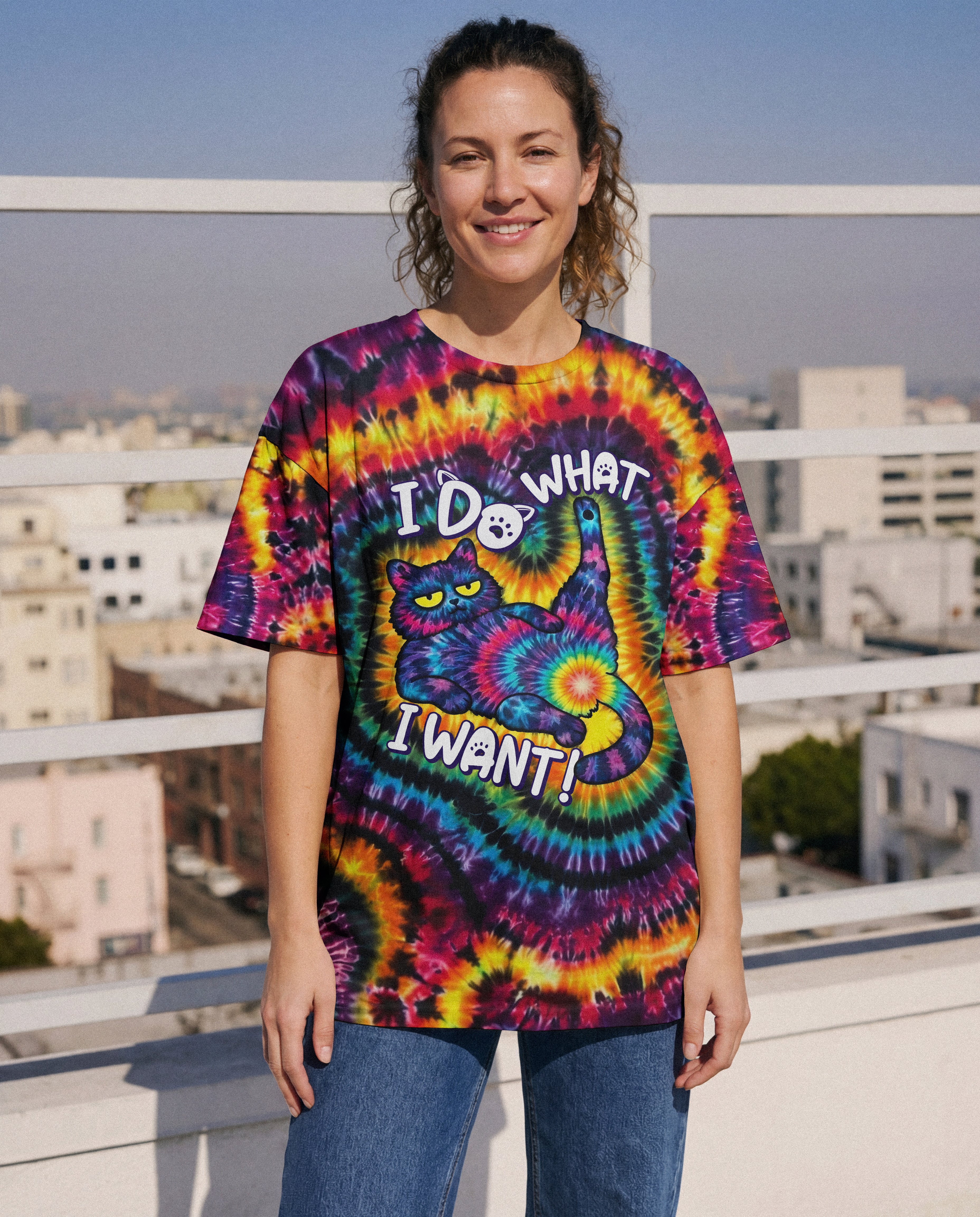 I DO WHAT I WANT CAT ALL OVER PRINT - KMTM1601261