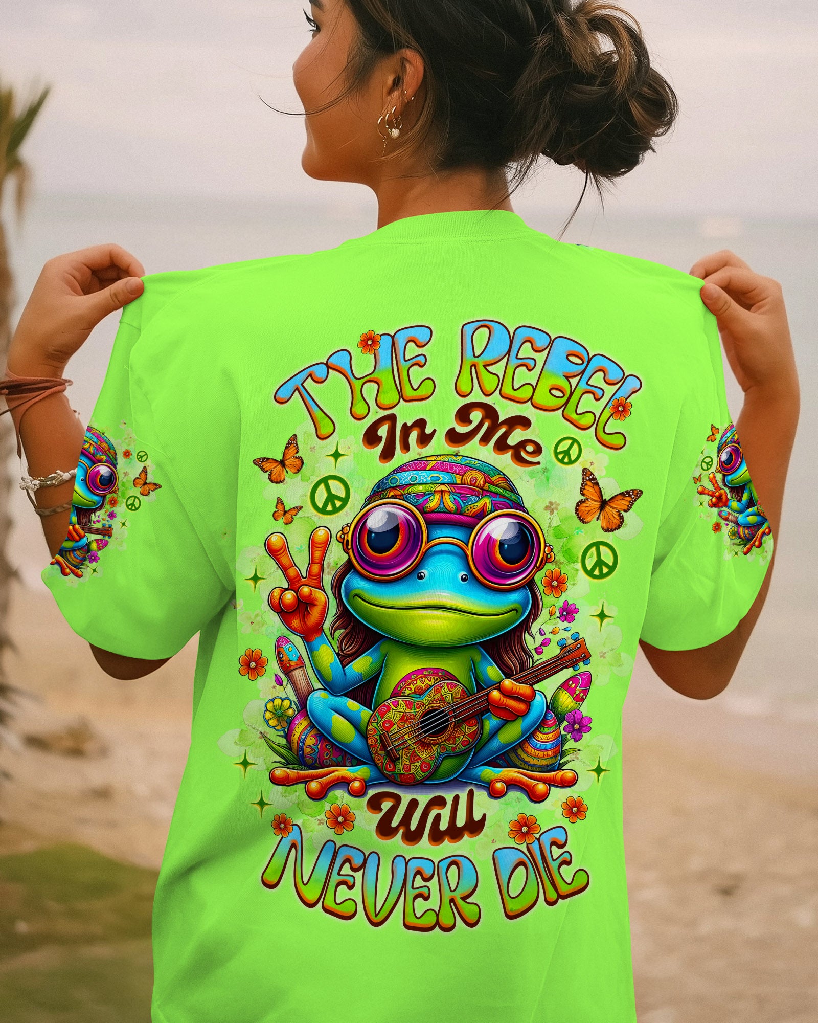 THE REBEL IN ME WILL NEVER DIE FROG ALL OVER PRINT - TLNZ1407253