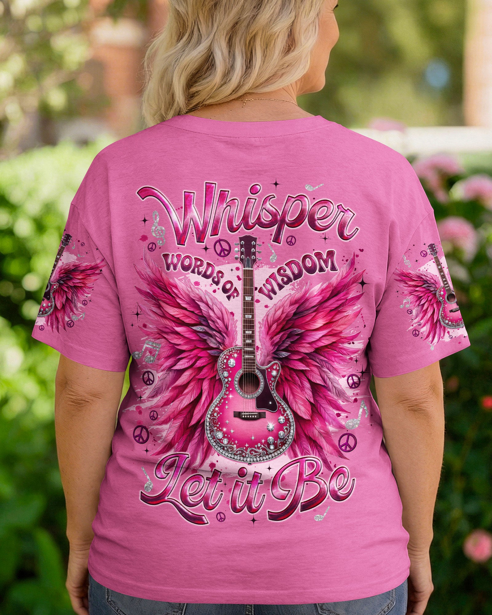 WHISPER WORDS OF WISDOM LET IT BE GUITAR ALL OVER PTINT - TYQY2503261