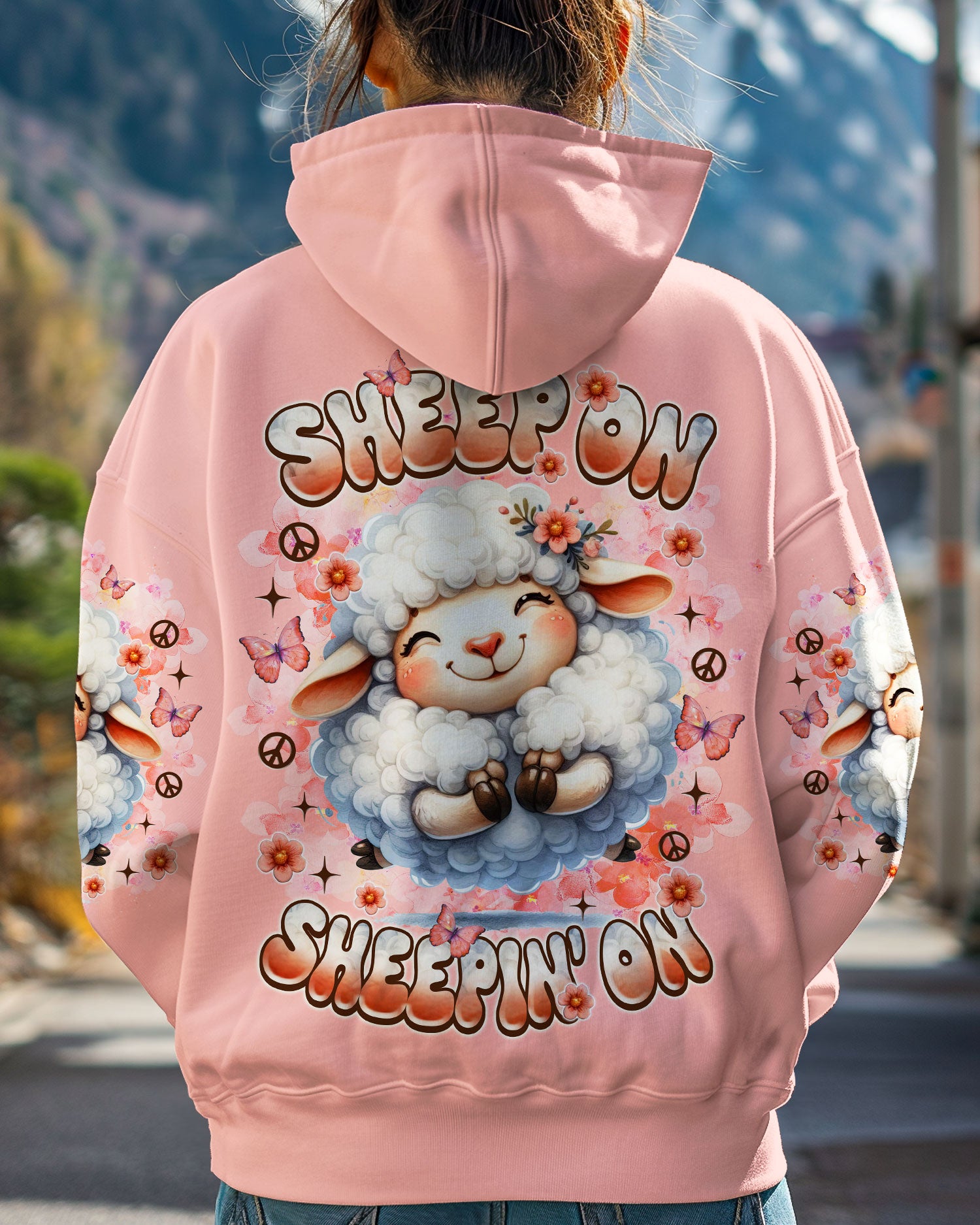 SHEEP ON SHEEPIN’ ON ALL OVER PRINT -  TLNZ0907254